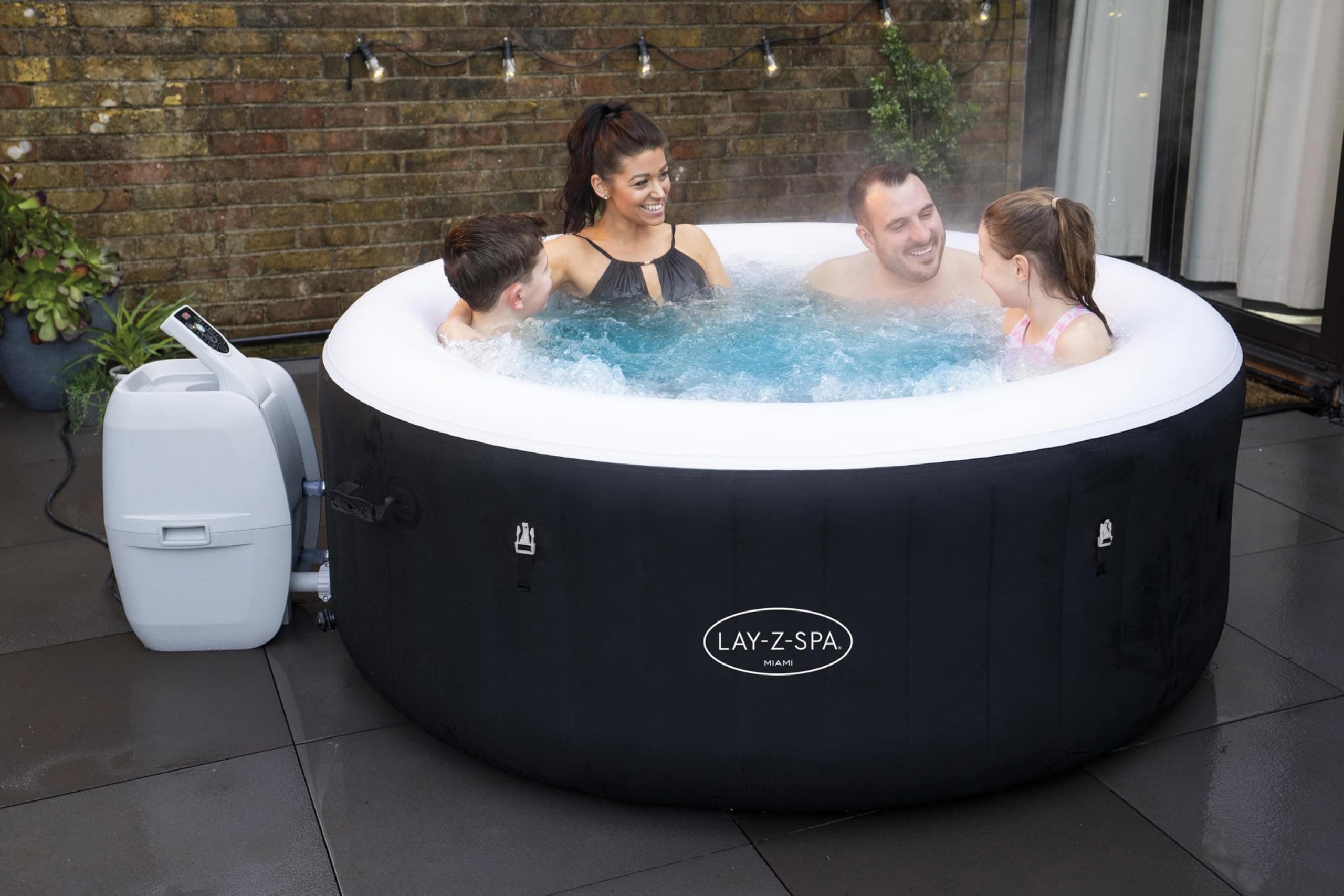 Lay-Z-Spa Miami Round Hot Tub, 2-4 Person, view 2