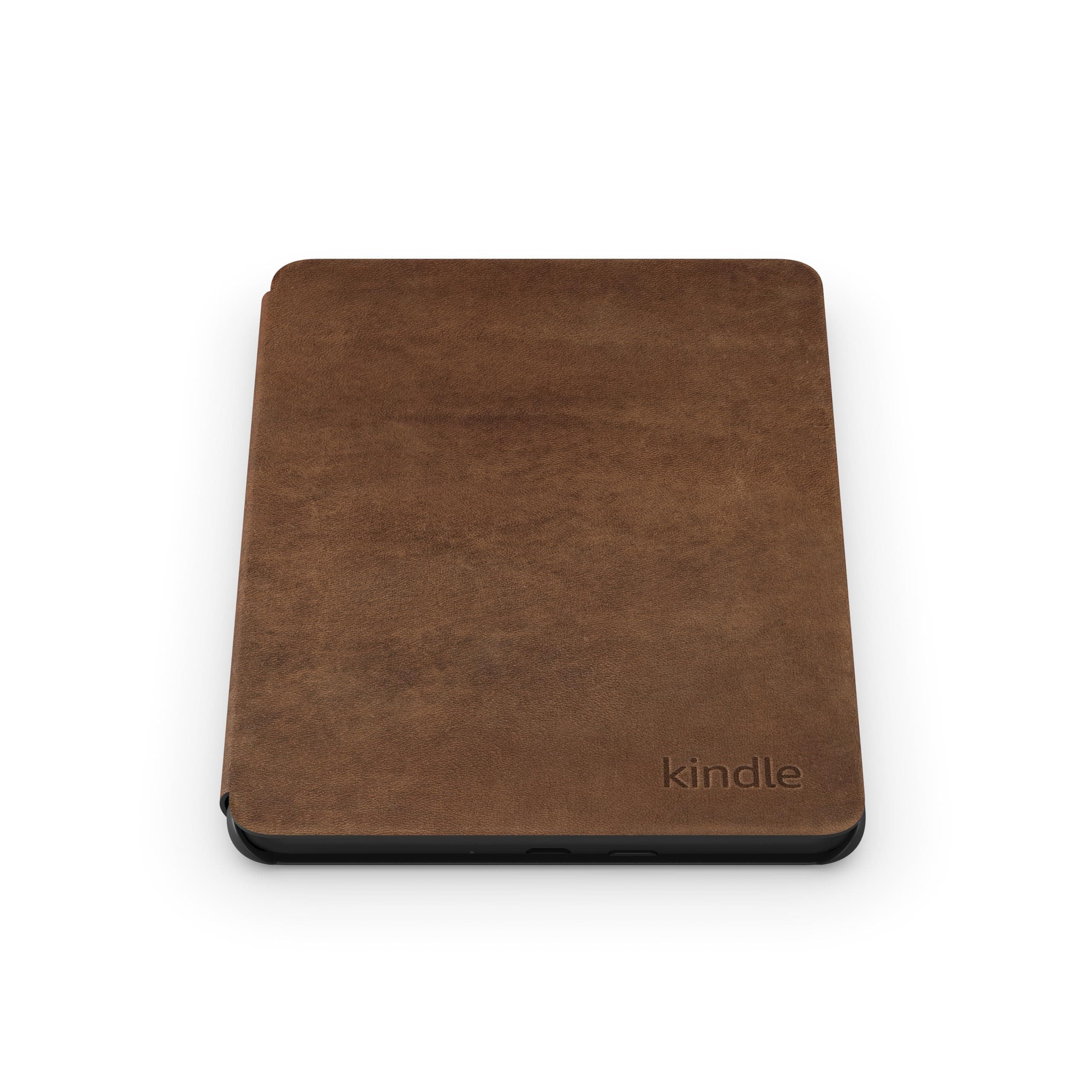 Amazon Kindle Paperwhite and Kindle Colorsoft Case, Lightweight and Foldable Protective Cover - Premium Leather, view 3