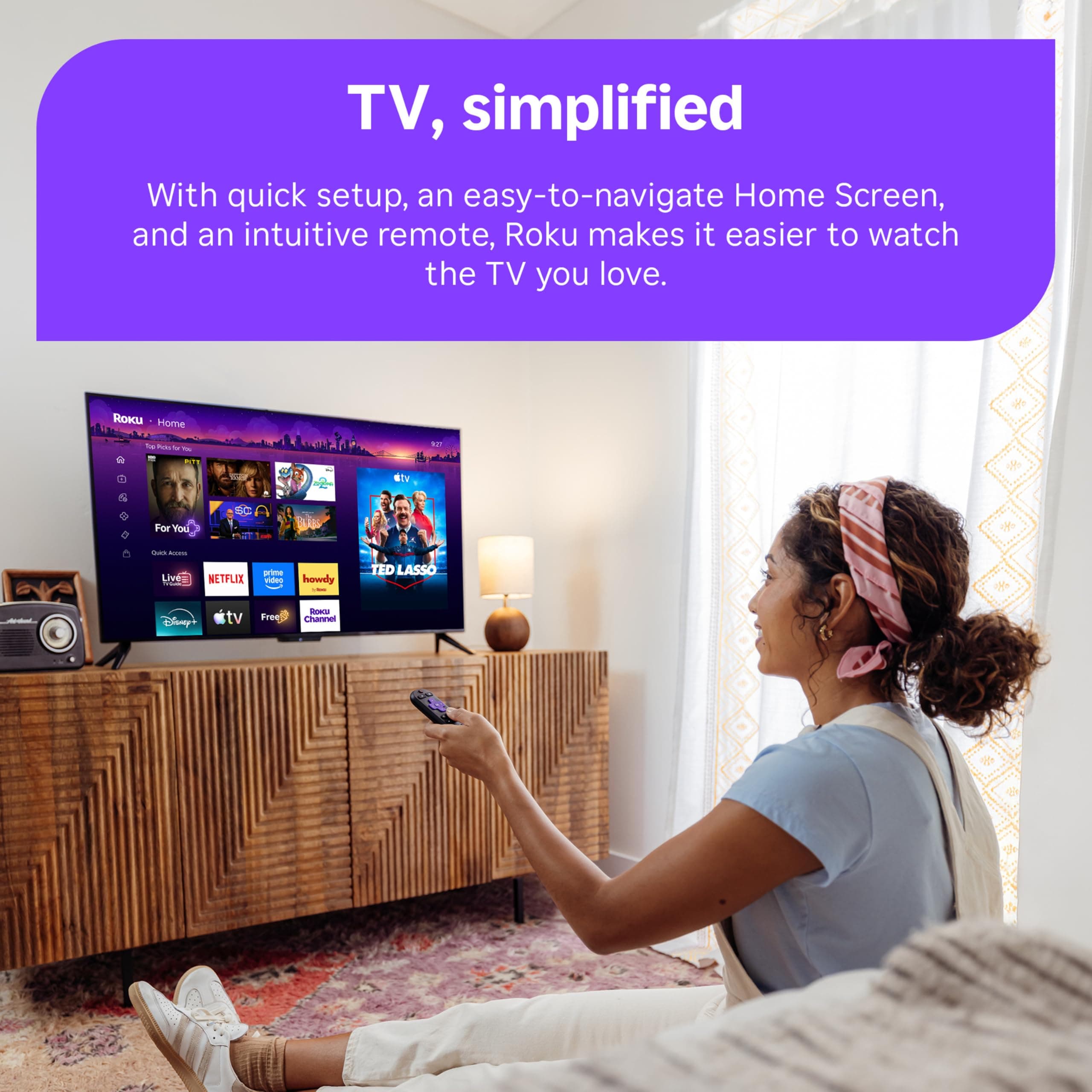Roku Streaming Stick 4K with Voice Remote - HDR10+ & Dolby Vision, view 9