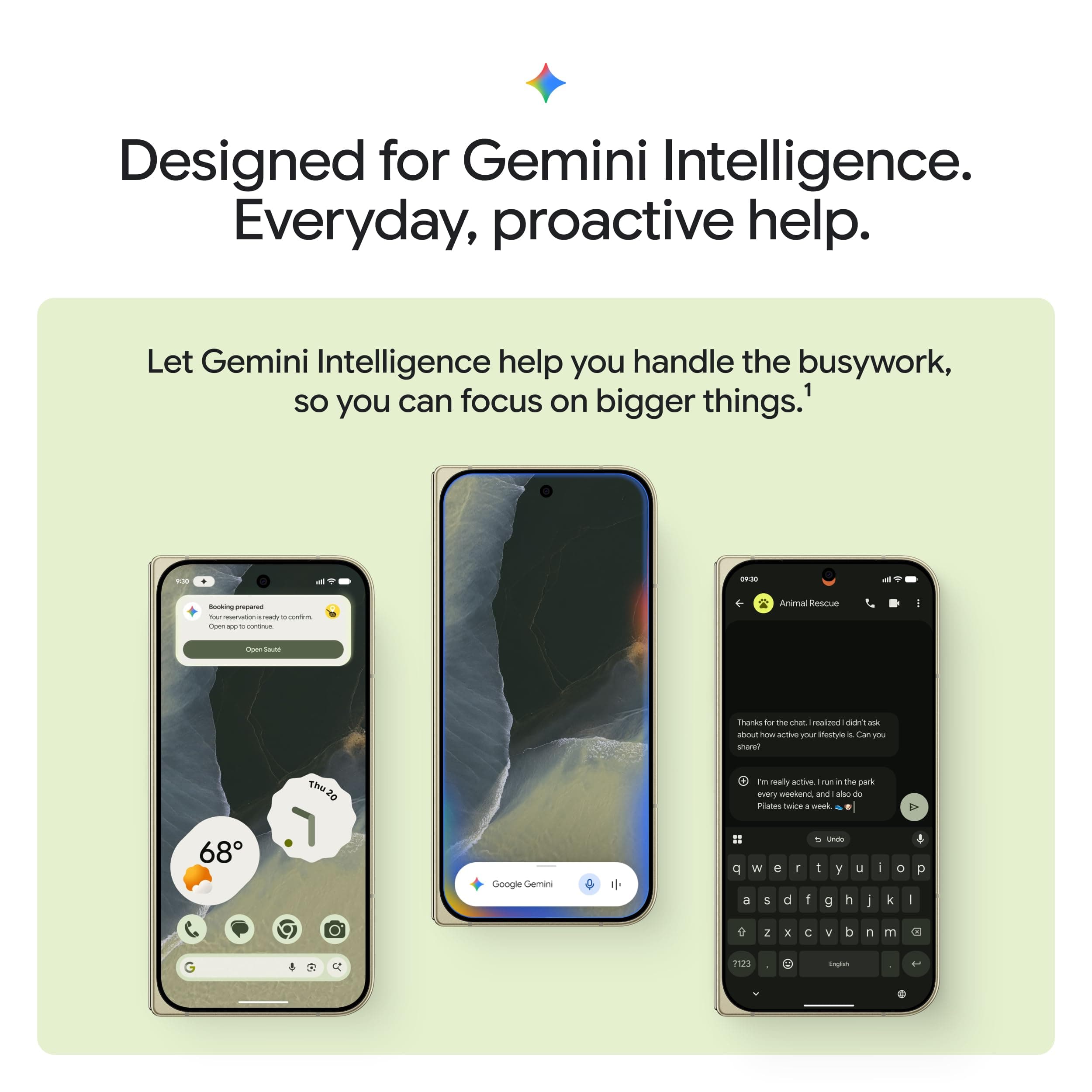 Google Pixel 11 Pro Fold - Unlocked Smartphone, Gemini - 256 GB - Olive, view 5
