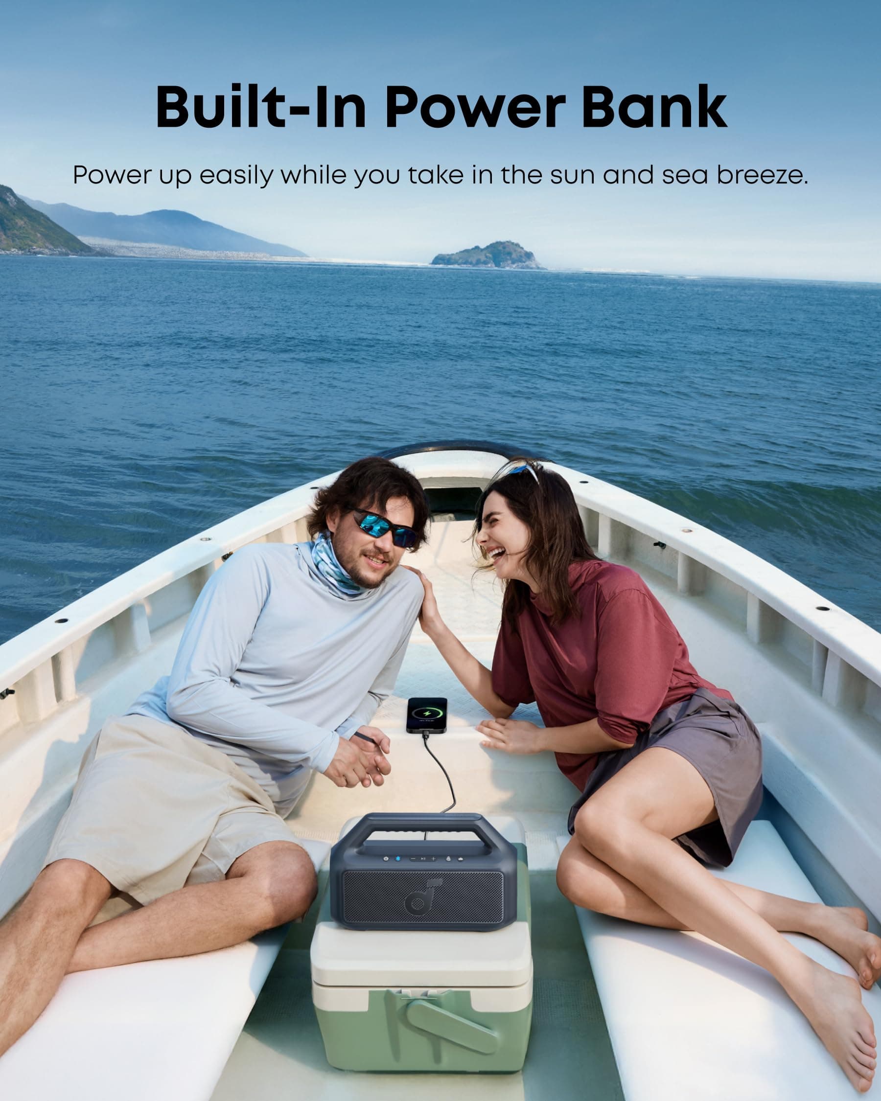 Soundcore Boom 2 by Anker, 80W Outdoor Bluetooth Speaker, 24H Playtime, view 7