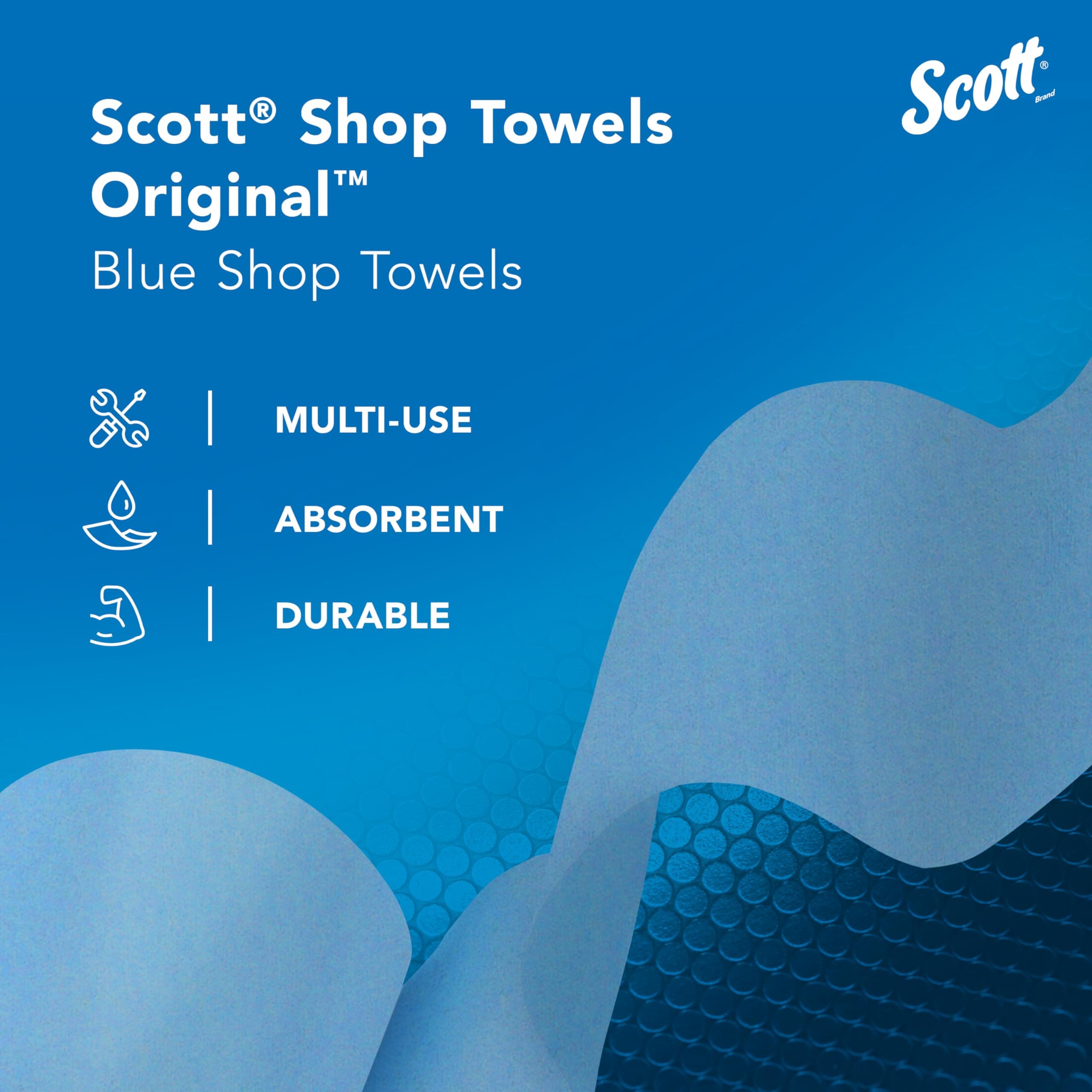 Scott Shop Towels Original, 55 Towels/Roll, 12 Rolls/Case, view 8