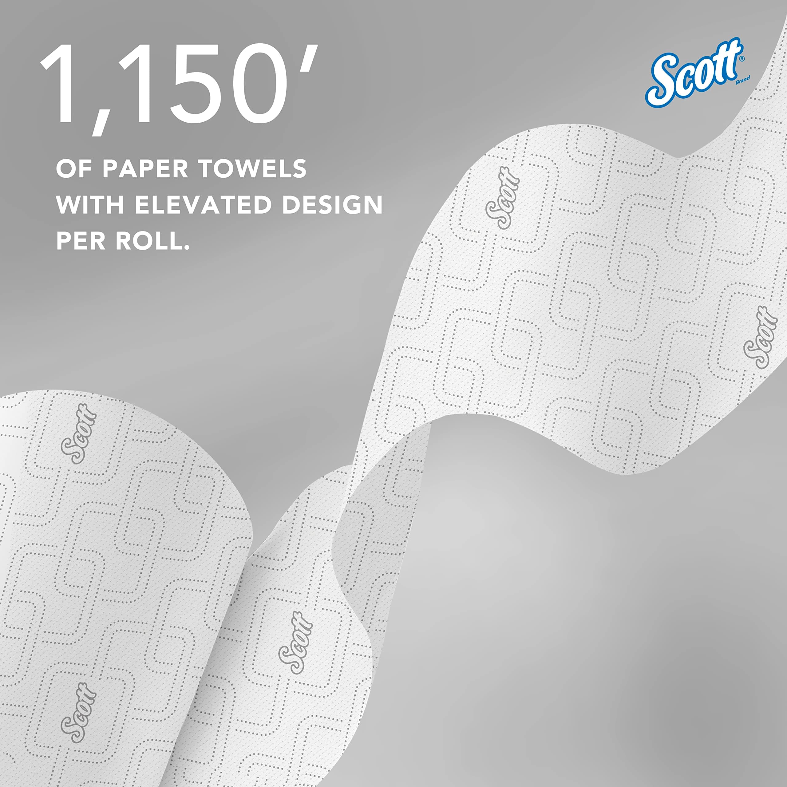 Kimberly-Clark Professional Hard Roll Paper Scott Pro Dispensers Cleaning Towel, 7.50" x 1150 ft, White,Blue 6 per Carton, view 11