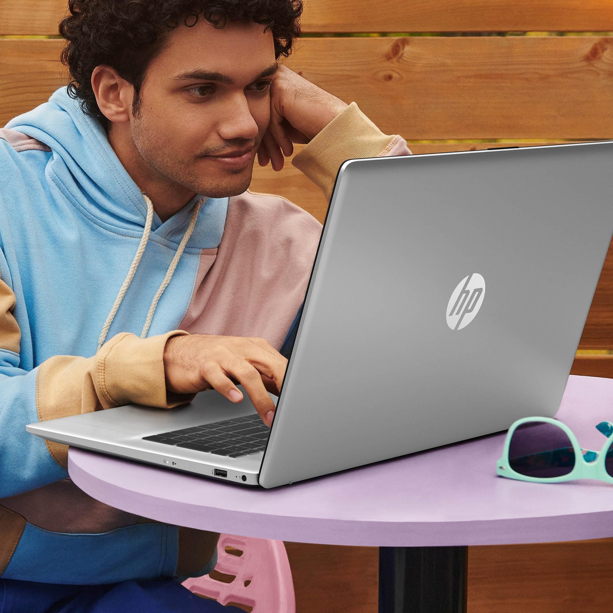 HP 17.3 inch Laptop, FHD Display, Intel Core i5-1334U, 16 GB RAM, 512 GB SSD, Intel Iris Xe Graphics, Windows 11 Home, Natural Silver, 17-cn3399nr, view 12