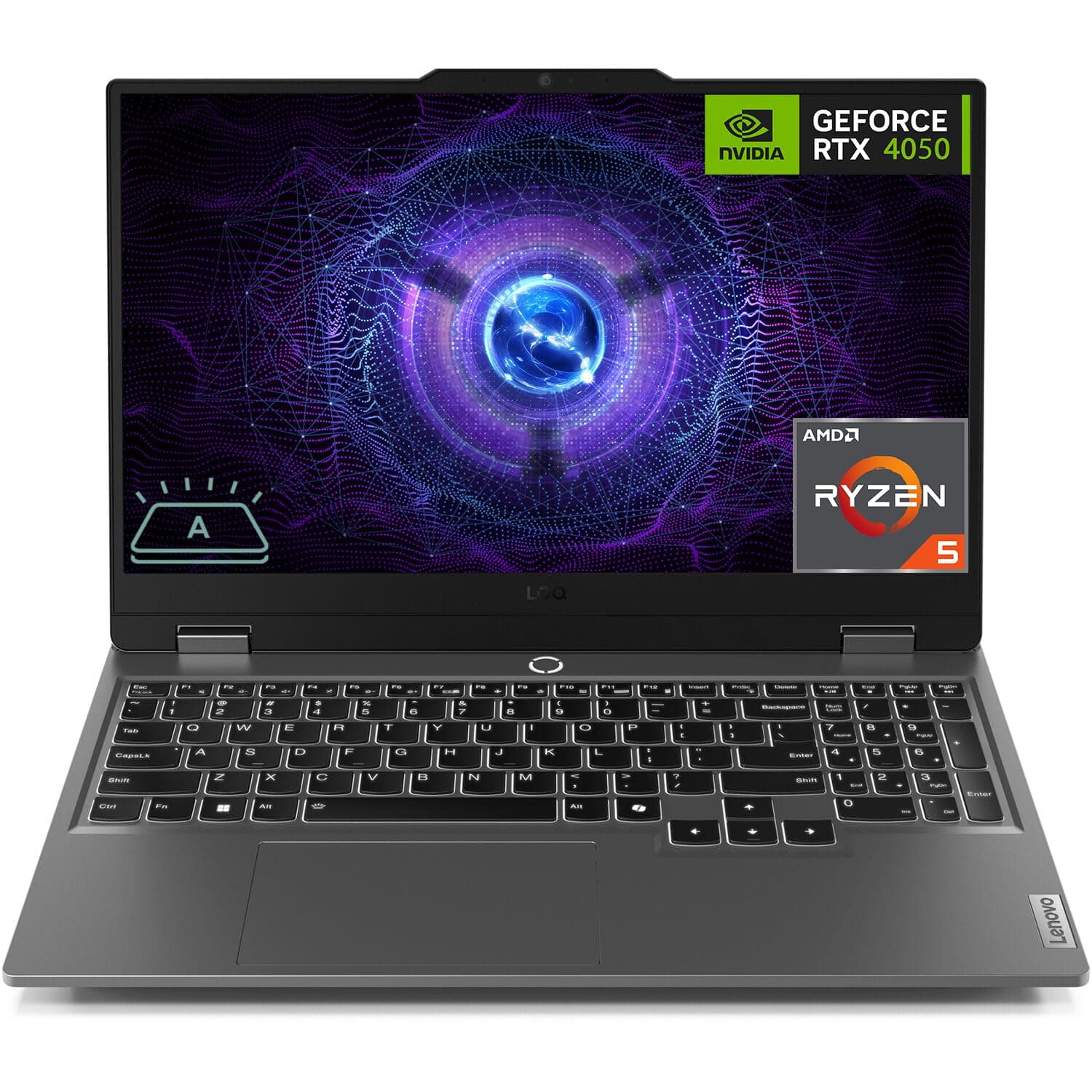 Lenovo LOQ Gaming Laptop, GeForce RTX 4050, AMD Ryzen 5 7235HS Processor