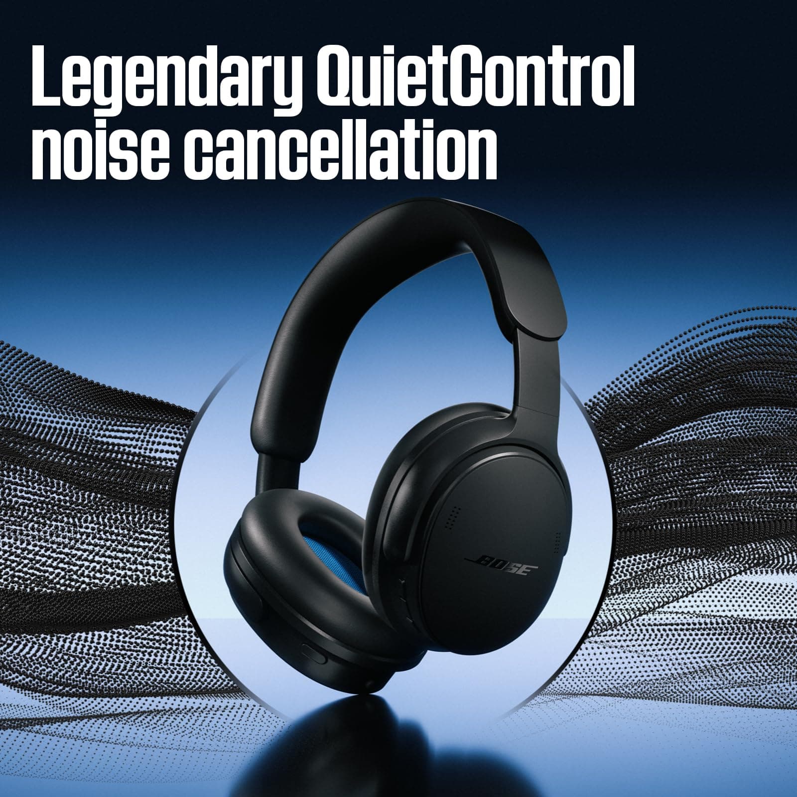 Bose QuietComfort Headphones (2nd Gen) - Wireless Headphones, Active Over Ear Noise Cancelling and Mic, Immersive Audio, USB-C Charging and Lossless Audio, Up to 24 Hours of Play time, Dewdrop Mint, view 3