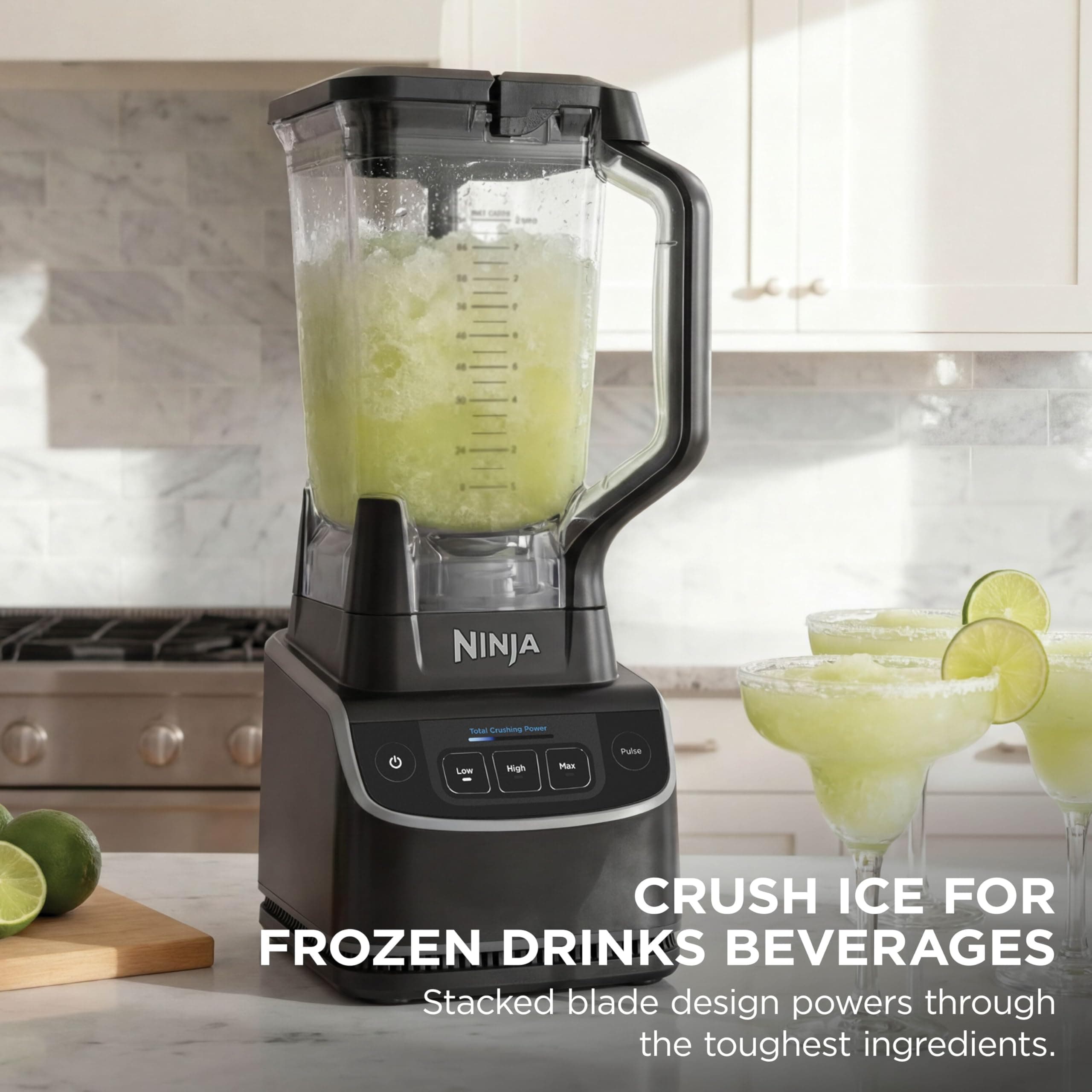 Ninja UltraCrush Jug Blender, Make Smoothies, Dips, Sauces, Black BP201UK, view 4