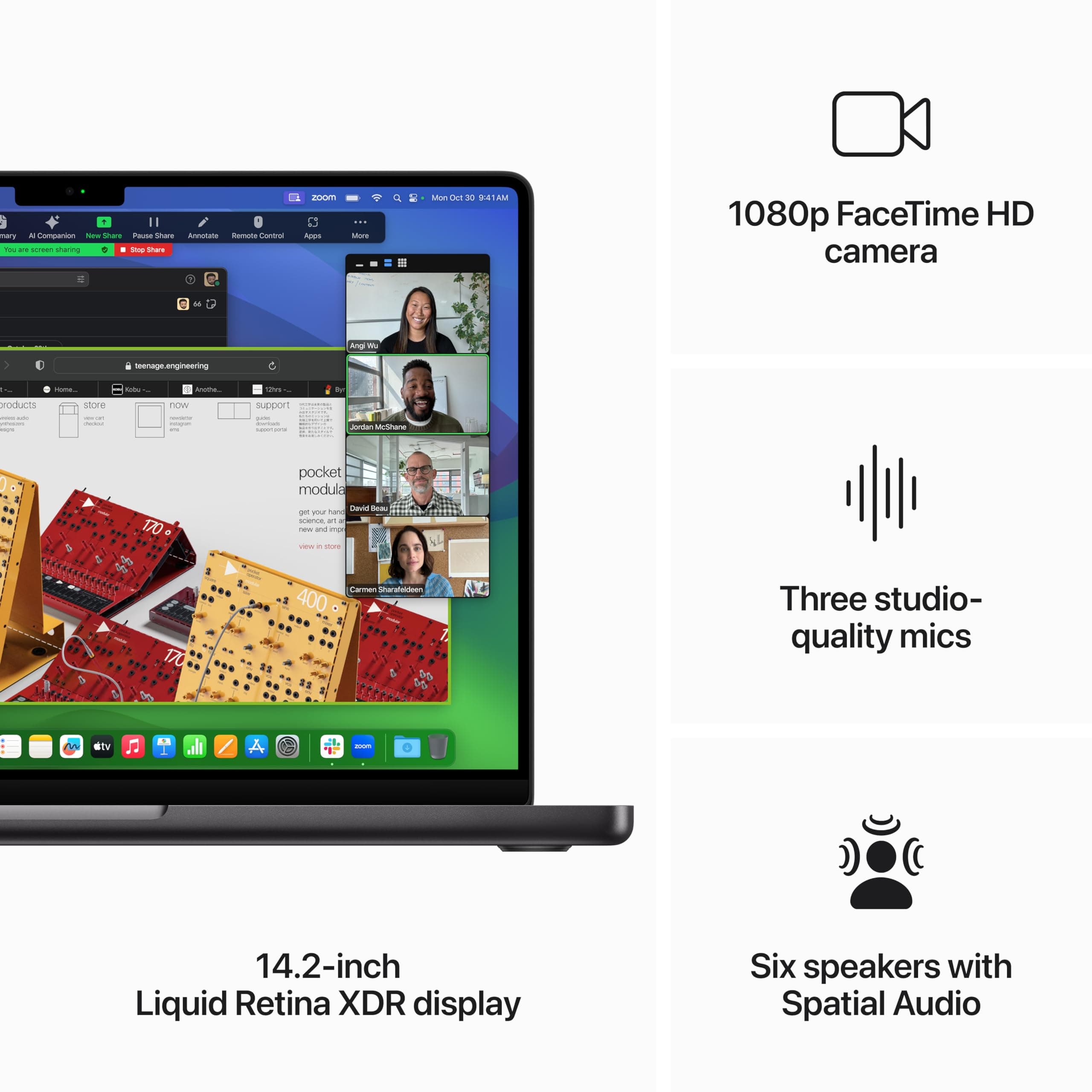 Apple 2023 MacBook Pro Laptop M3 Pro chip with 11‑core CPU, 14‑core GPU: Built for Apple Intelligence, 14.2-inch Liquid Retina XDR Display, 18GB Unified Memory, 512GB SSD Storage; Space Black, view 6