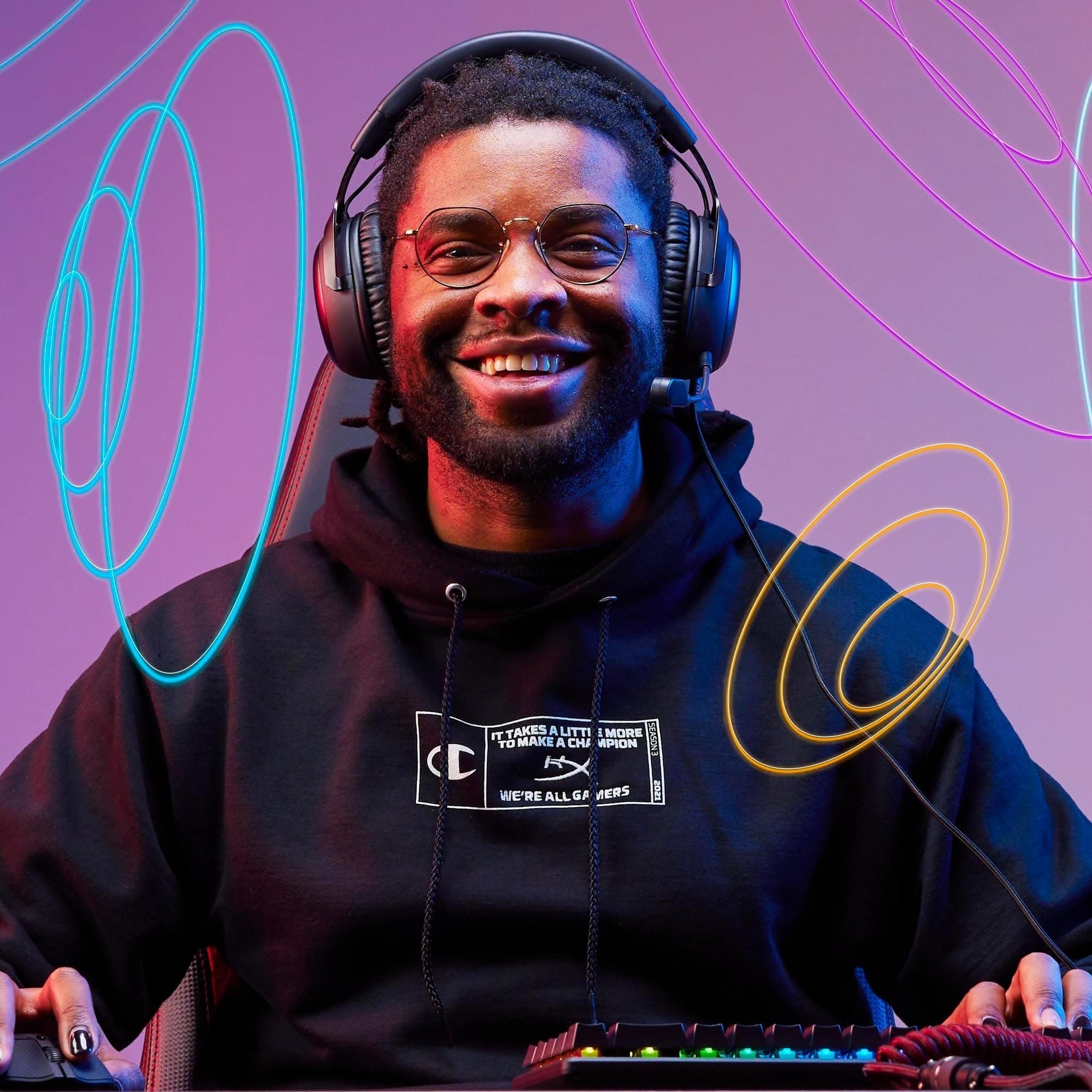 HyperX Cloud III – Wired Gaming Headset, PC, PS5, Xbox Series X|S, Angled 53mm Drivers, Spatial Audio, Memory Foam, Durable Frame, Ultra-Clear 10mm Mic, USB-C, USB-A, 3.5mm – Black, view 6