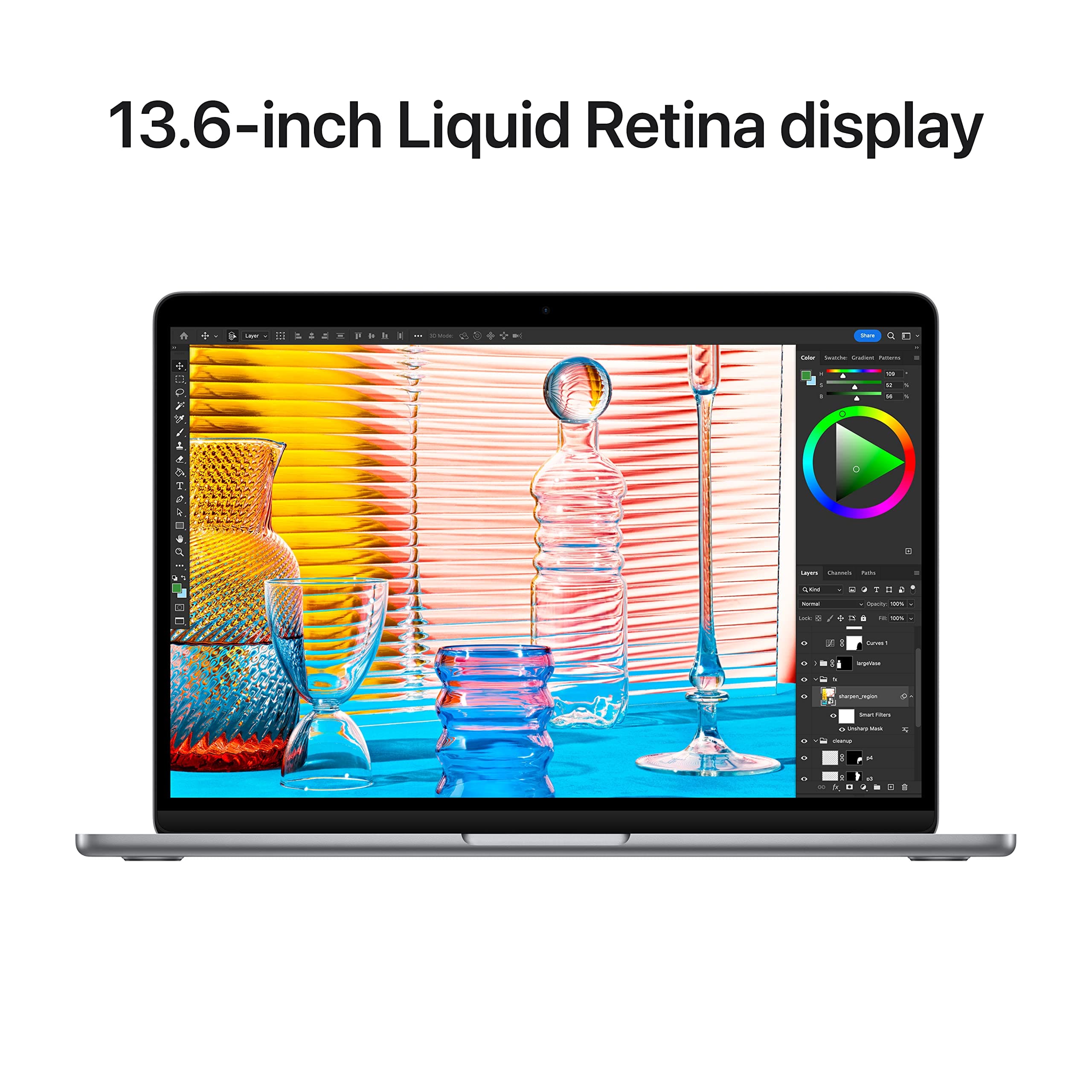 Apple 2022 MacBook Air with Apple M2 Chip, 13-inch, 8GB RAM, 256GB SSD Storage - Space Gray (Renewed), view 4
