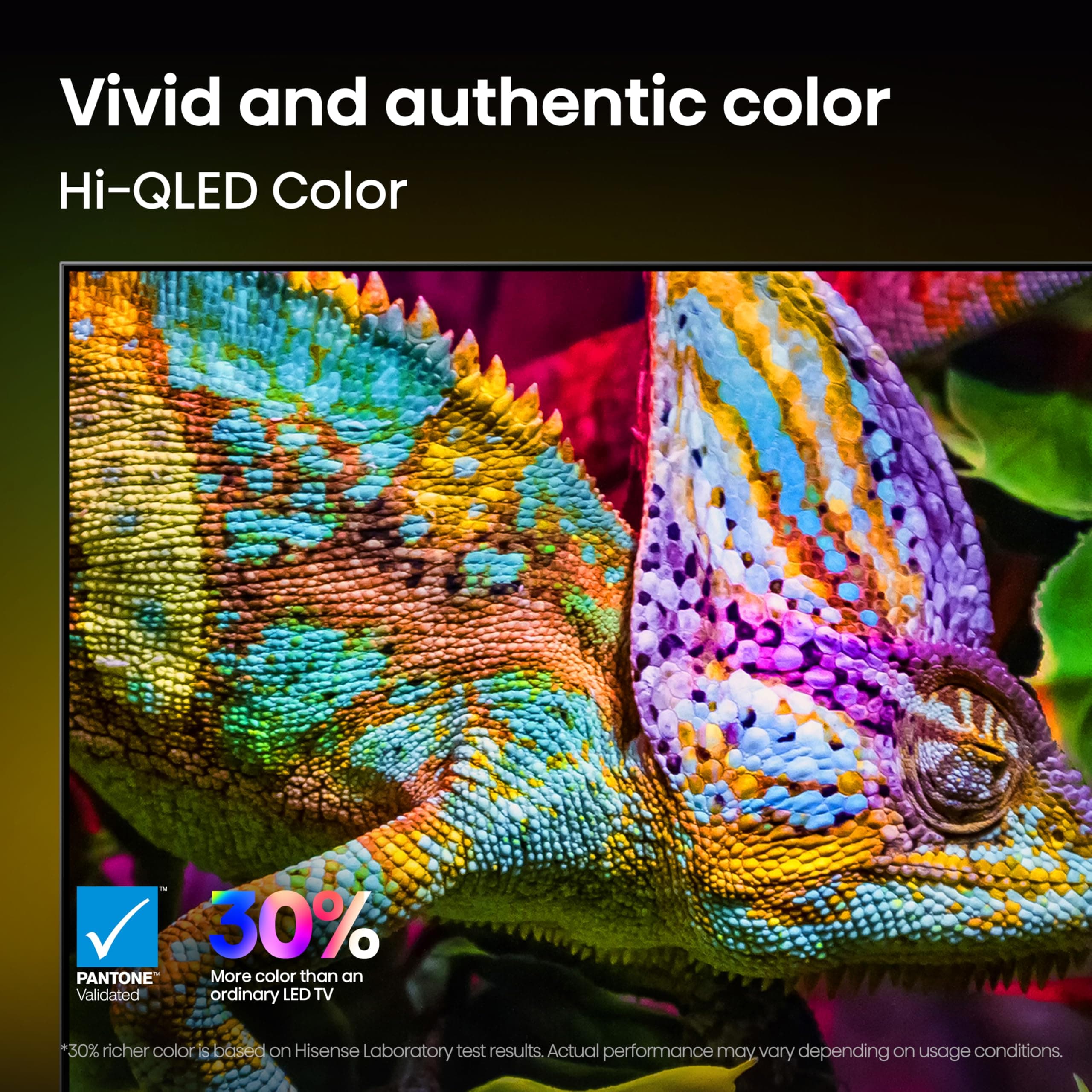 Hisense 65" U7 Mini-LED ULED 4K UHD Best Premium Gaming Smart Google TV (65U7SG, 2026 NEW) - Hi-QLED, Native 165Hz, VRR 330, HDR10+, Dolby Vision IQ · Atmos, IMAX Enhanced, Anti-Reflection, 2.1.2 Ch, view 10