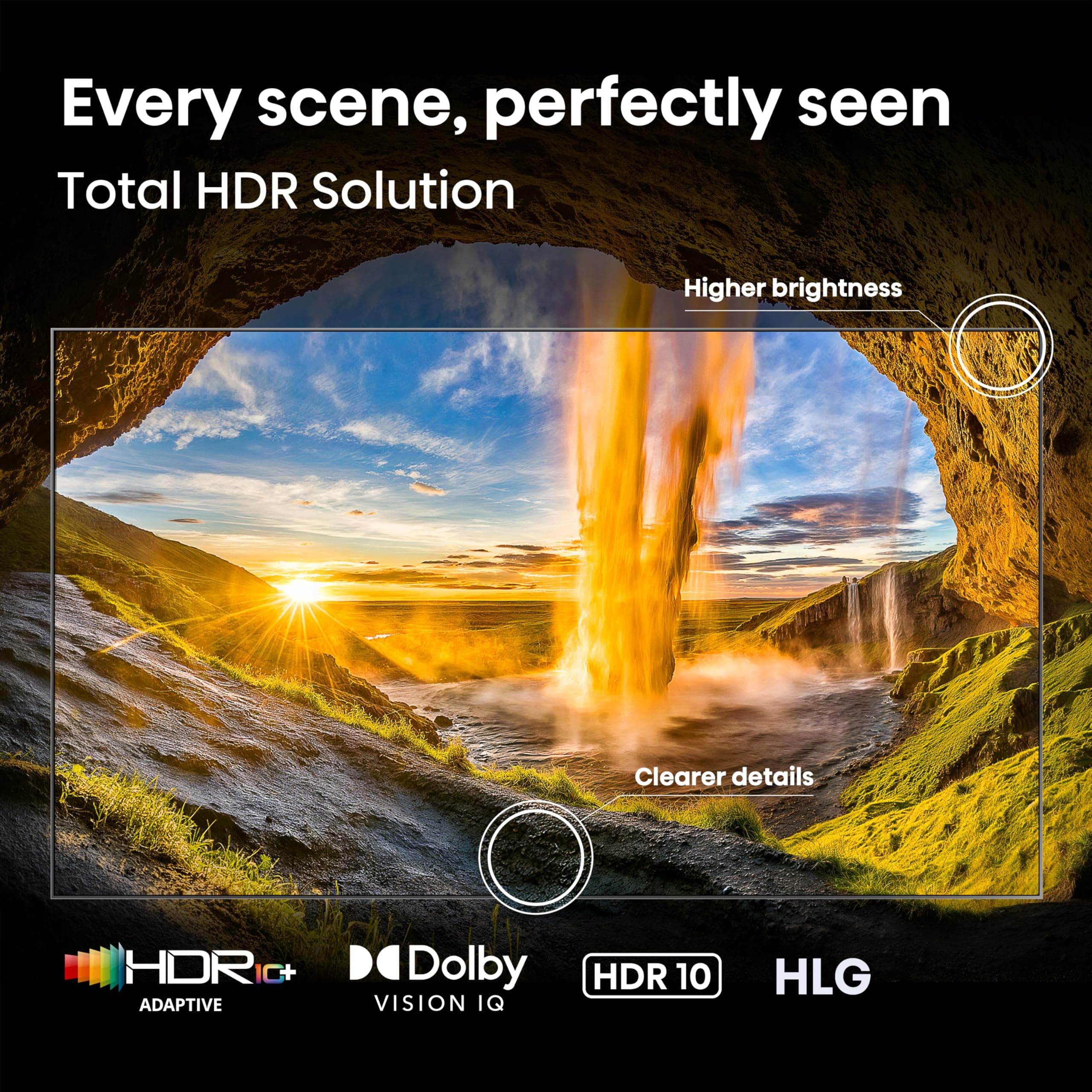 Hisense 75" U6 Pro Series Mini‑LED ULED 4K UHD HDR Gaming AI Smart Fire TV (75U6SF Pro, 2026 New) – Hi-QLED, Native 144Hz, Motion Rate 480, Dolby Vision IQ · Atmos, HDR10+, Glare-Free, Alexa+, view 11