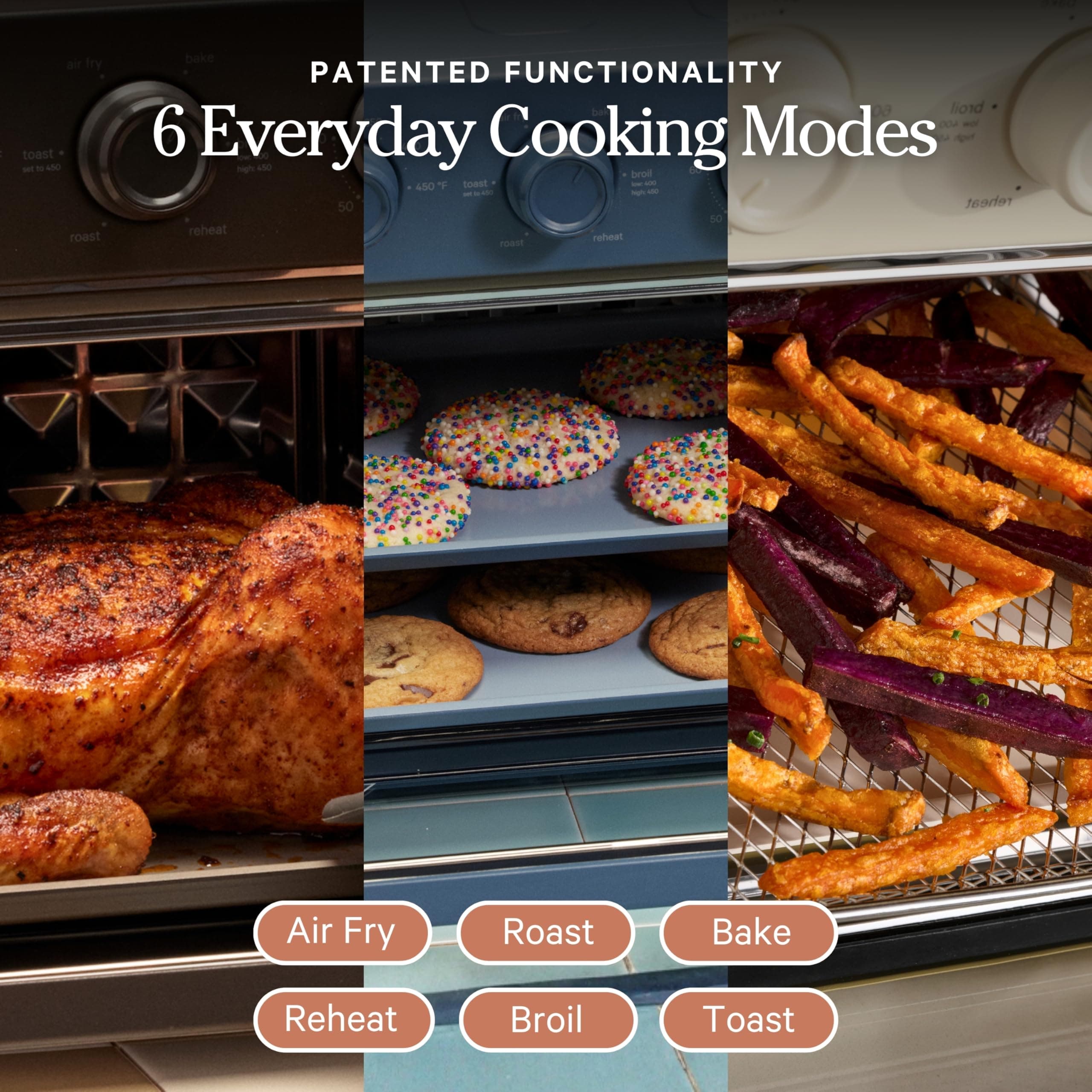 Our Place Wonder Oven, 6-in-1 Air Fryer & Toaster Oven, 2-Rack, 13 Qt, view 3