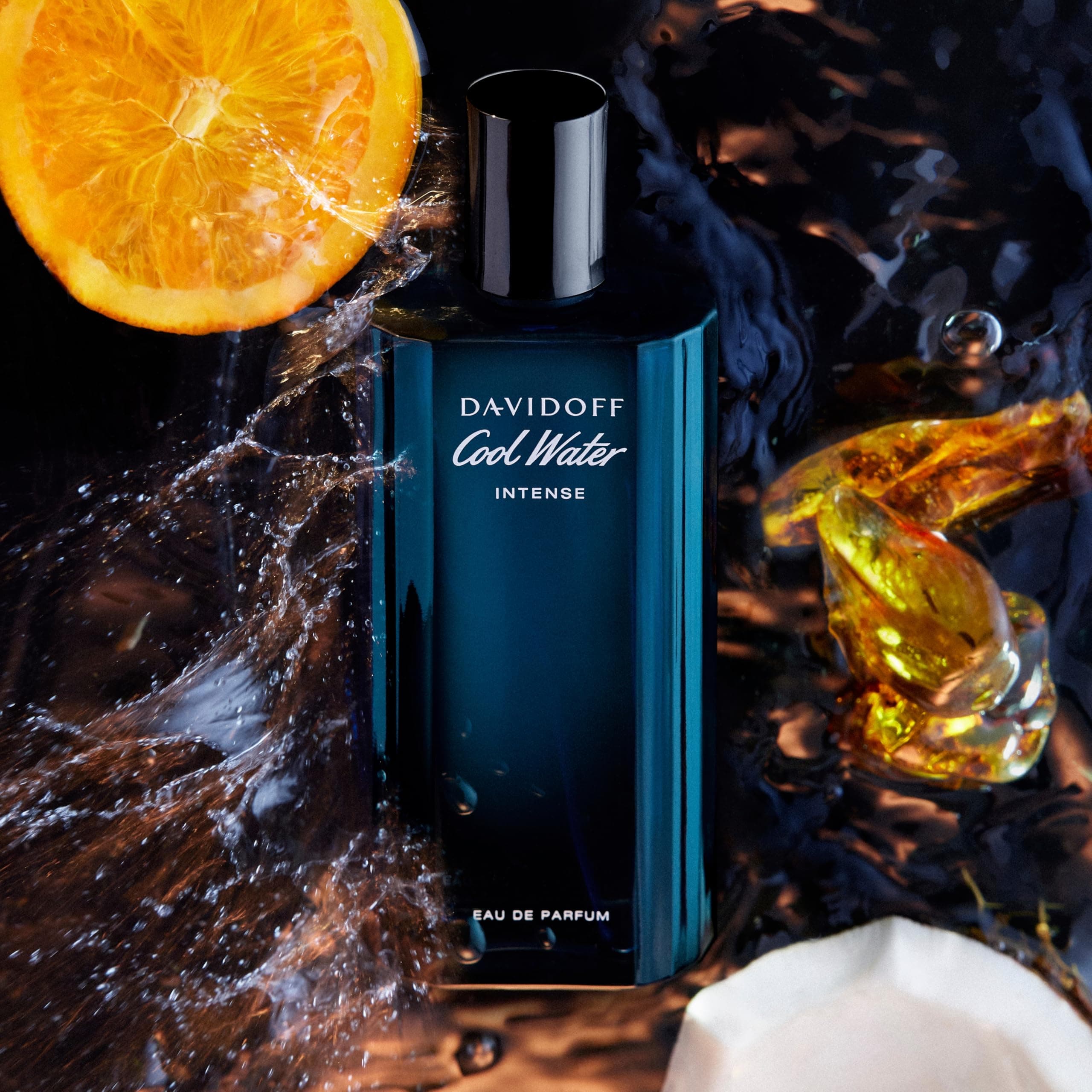 Davidoff Cool Water Eau de Parfum Intense – Ambery Men's Cologne – With Notes of Green Mandarin, Coconut Water & Amber – Long Lasting Fragrance, view 2