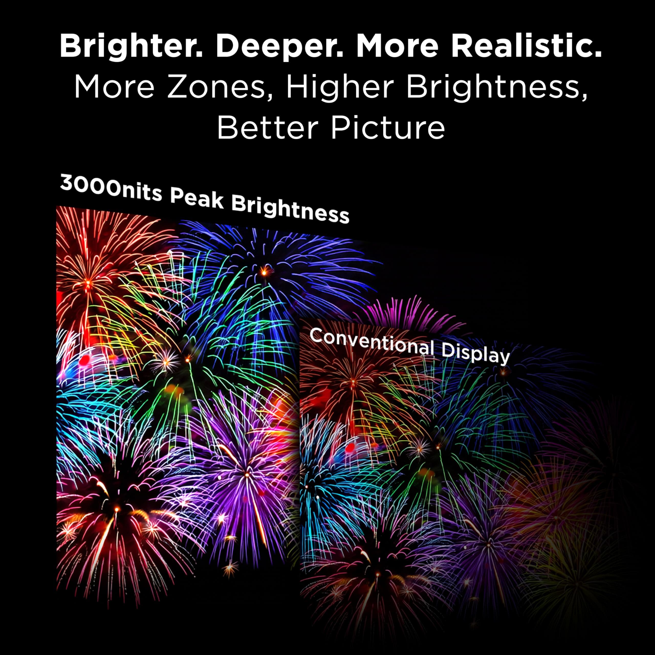 TCL 75 Inch Class QM7L Series | SQD-Mini-LED QLED Smart TV | 75QM7L, 2026 Model | 144Hz | Ultimate Color Ultra Brightness & Contrast | Google AI Bang & Olufsen | Voice Gaming Streaming Television, view 9
