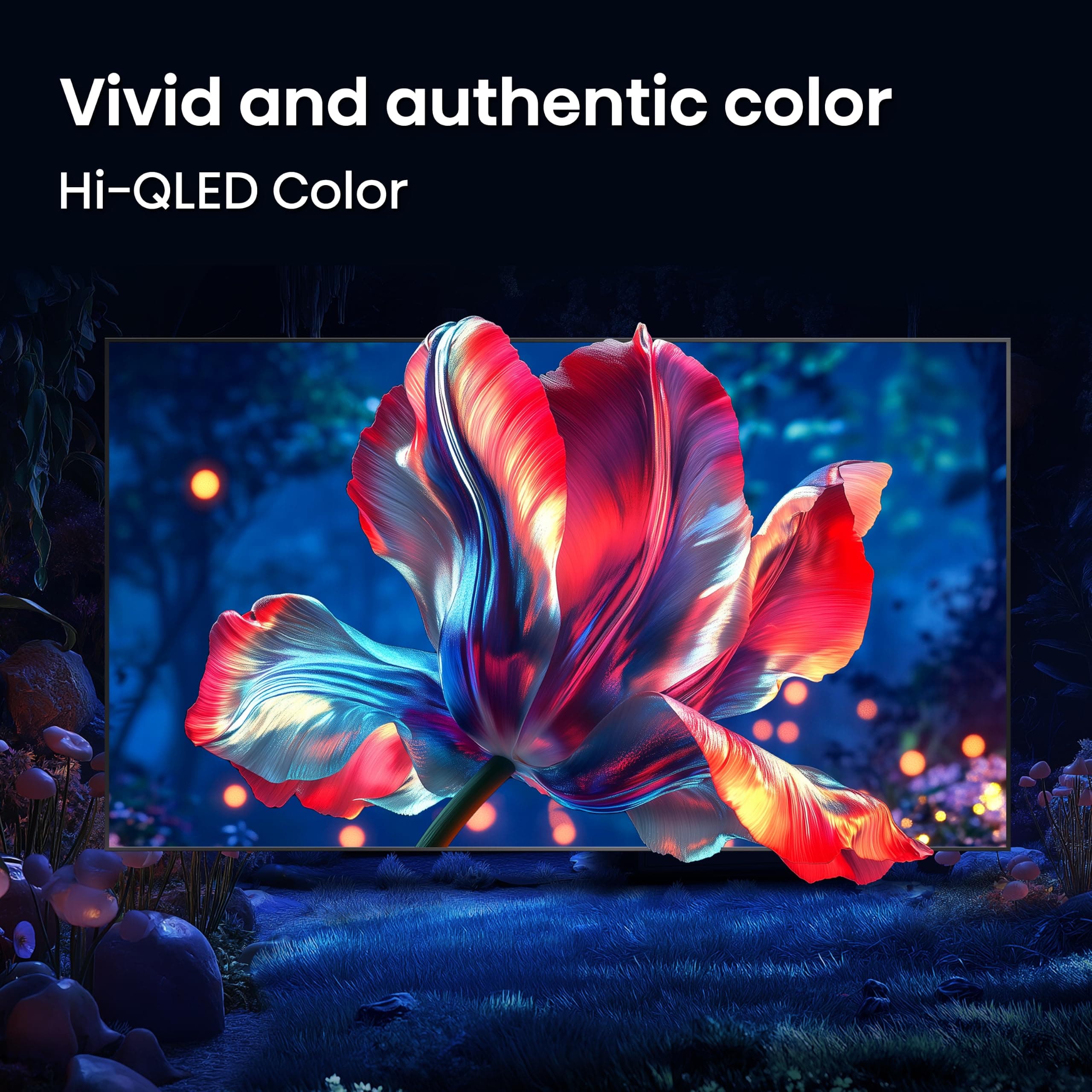 Hisense 65" Class E6SR Series Hi-QLED 4K UHD Smart Roku TV (65E6SR, 2026 Model) - Dolby Vision, Game Mode Plus, VRR, ALLM, DTS Virtual:X, Apple AirPlay, Compatible with Alexa and Google Assistant, view 4