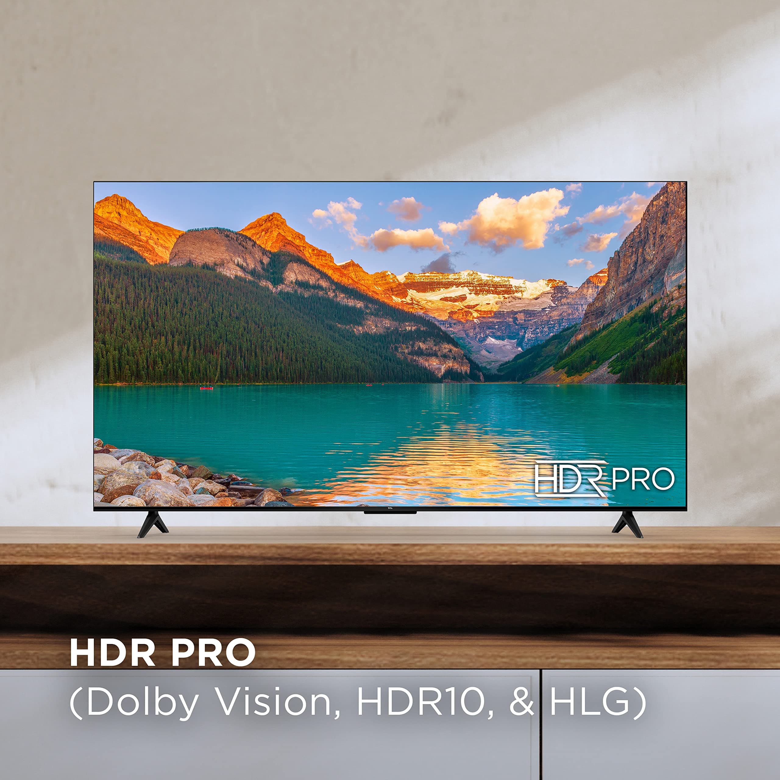 TCL 50-Inch Class S4 4K LED Smart TV with Google (50S450G, 2023 Model), Dolby Vision, HDR Pro, Atmos, Assistant Built-in Voice Remote, Works Alexa, Streaming UHD Television, view 7