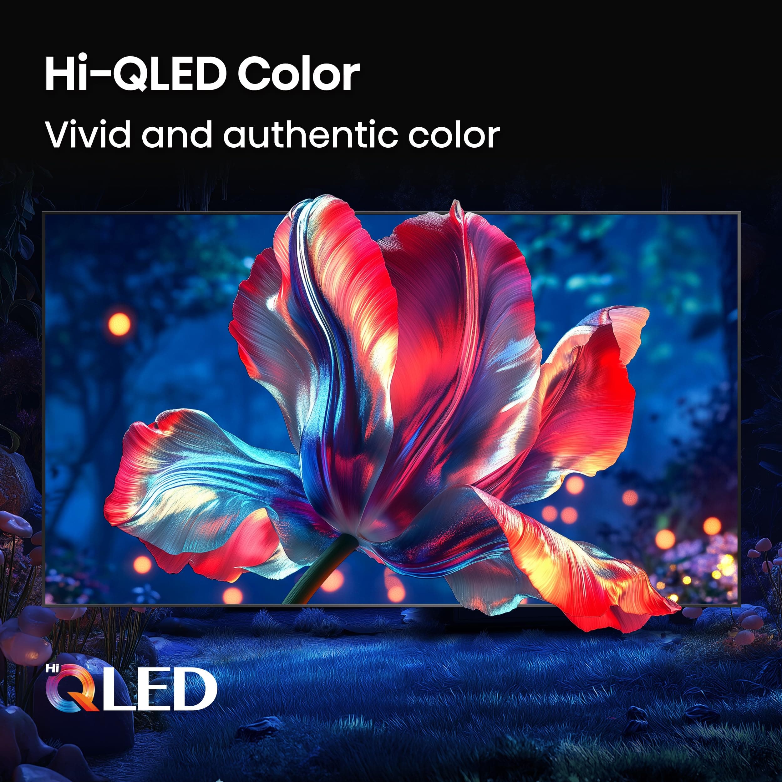 Hisense 55" E6 Cinema Series Hi-QLED 4K UHD Smart Fire TV (55E6QF) - AI Light Sensor, Dolby Vision · Atmos, Voice Remote with Alexa, Motion Rate 120, HDR 10+ Adaptive, Game Mode Plus, view 5