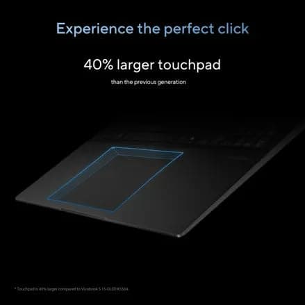 ASUS Vivobook S 16 OLED Laptop 2025 16” 2880 x 1800 120hz Intel Core Ultra 9 285H, Intel Arc Graphics, 16GB LPDDR5, 2TB SSD, Single-Zone RGB Backlit KB, Wi-Fi 7, Bluetooth 5.4, Windows 10 Pro, view 4