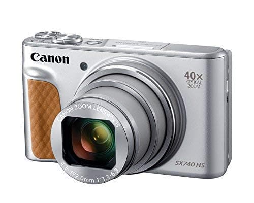 Canon PowerShot SX740 HS, Point and Shoot Digital Camera, Optical Zoom, 4K Video, Silver, view 6