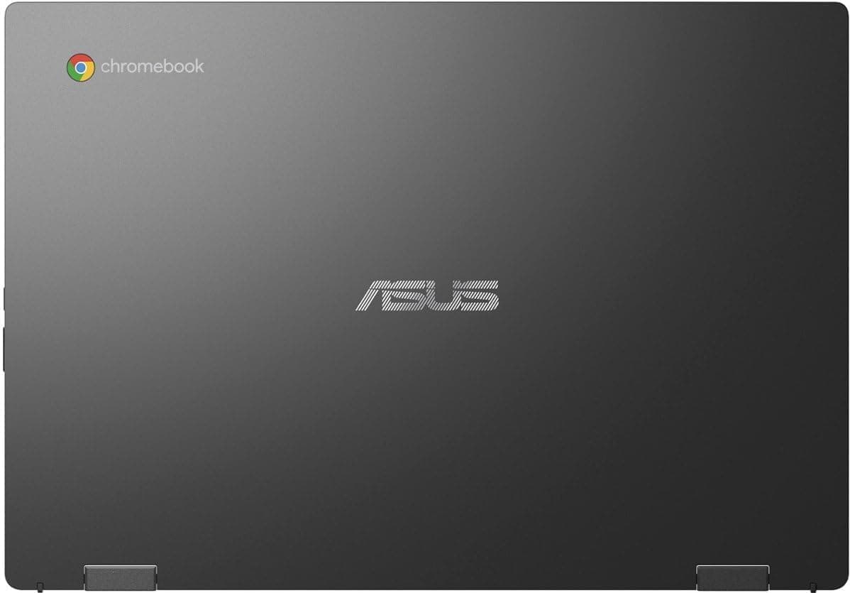 ASUS Chromebook 14" Student Laptop FHD IPS Display, 8-Core MediaTek Kompanio 520 Processor, 4GB RAM, 192GB Storage, Long Battery Life, WiFi 6, USB C, Chrome OS, Gravity Gray, view 7