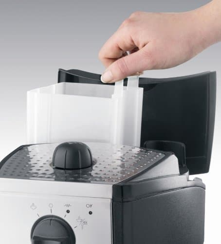DeLonghi EC155 15 Bar Espresso and Cappuccino Machine, Black, view 6