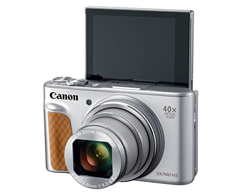 Canon PowerShot SX740 HS, Point and Shoot Digital Camera, Optical Zoom, 4K Video, Silver, view 7