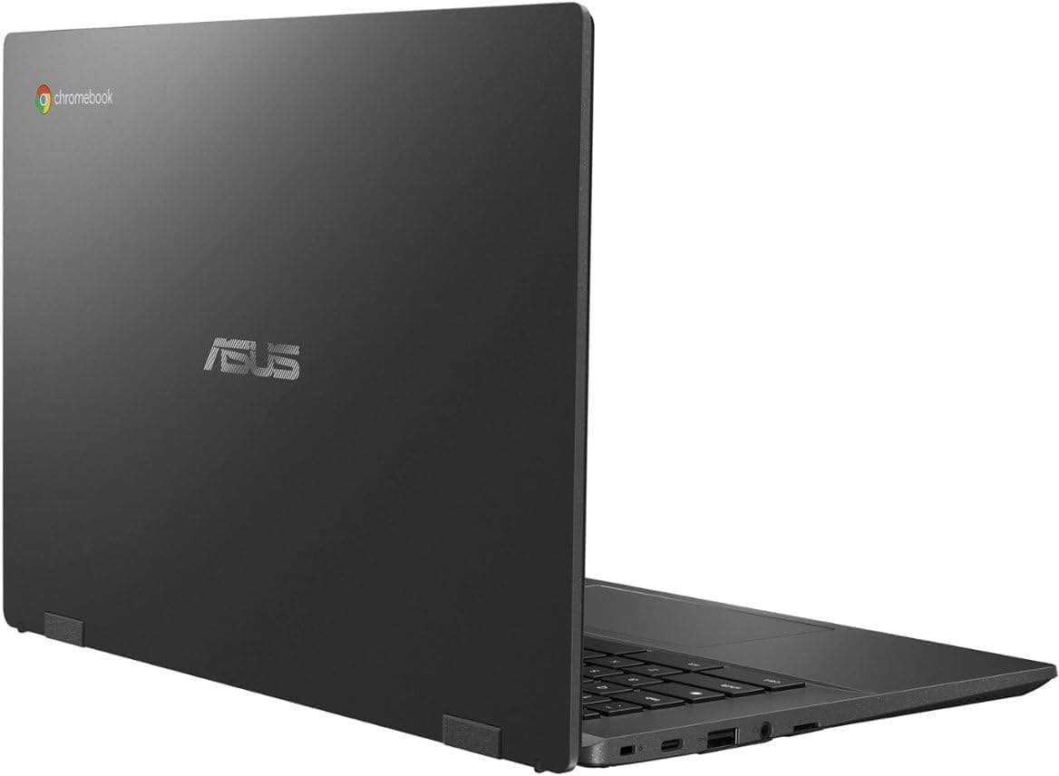 ASUS Chromebook 14" Student Laptop FHD IPS Display, 8-Core MediaTek Kompanio 520 Processor, 4GB RAM, 192GB Storage, Long Battery Life, WiFi 6, USB C, Chrome OS, Gravity Gray, view 6