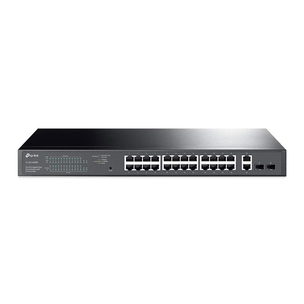 TP-Link TL-SG1428PE, 24 Port Gigabit Easy Smart Managed PoE+ Switch