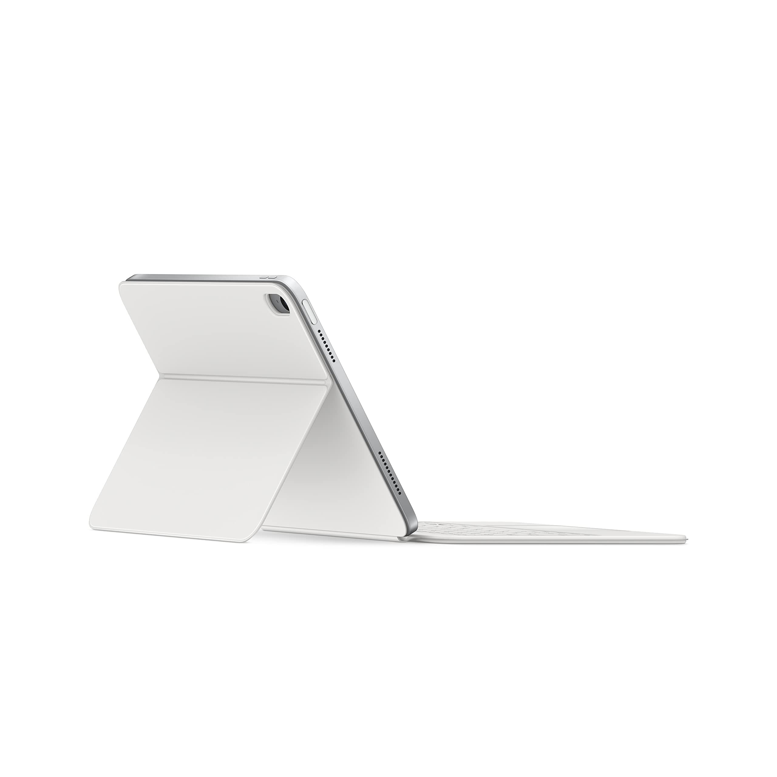 Apple Magic Keyboard Folio: iPad Keyboard and case for iPad (A16 and 10th Generation), Detachable Two-Piece Design that attaches magnetically, Built-in trackpad, US English – White, view 3