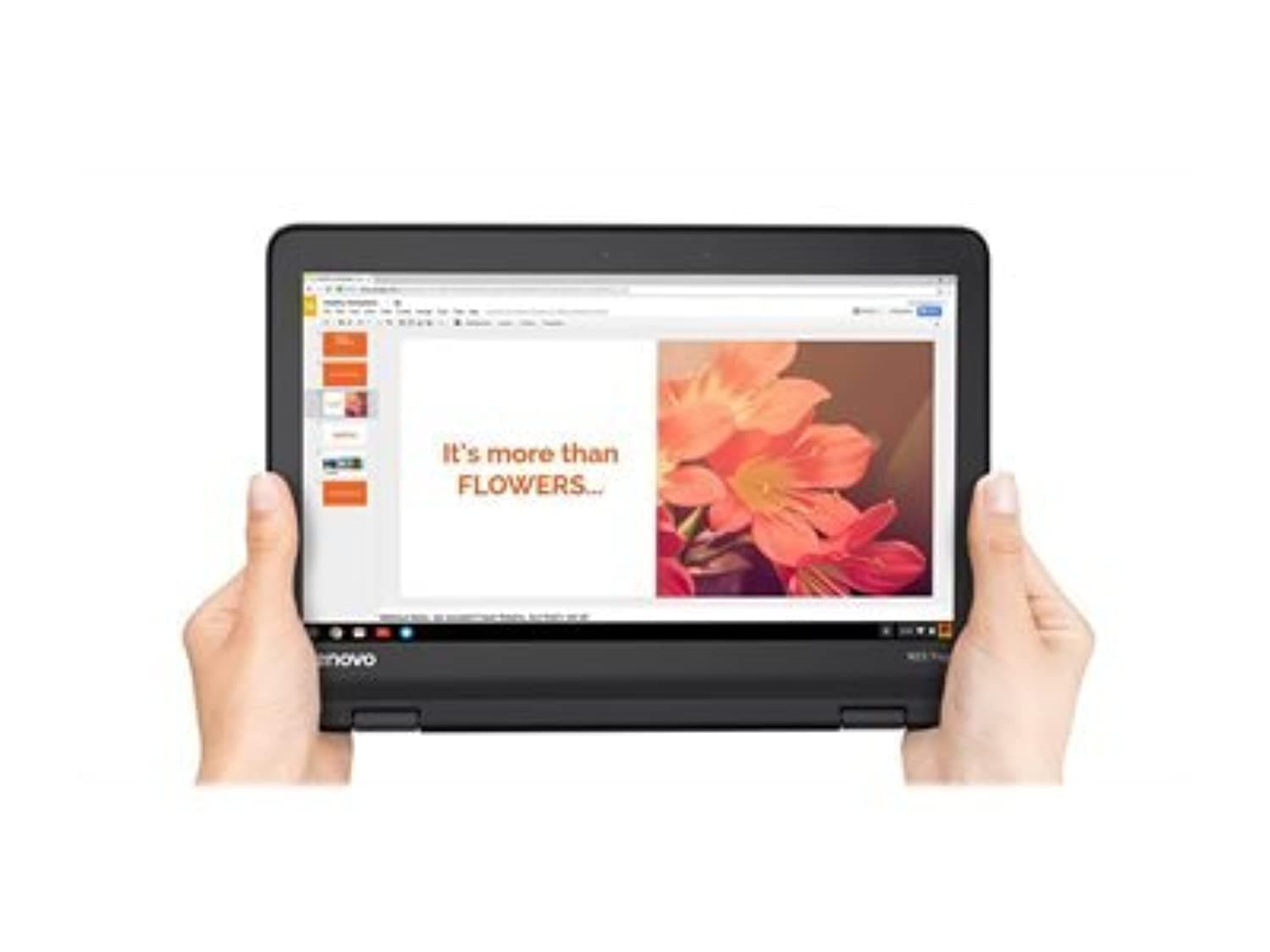Lenovo 11.6" 300e Chromebook Touchscreen LCD 2 in 1- MediaTek M8173C Quad-core 2.1GHz 4GB LPDDR3 32GB Flash Memory Chrome OS Model 81H00000US (Renewed), view 6