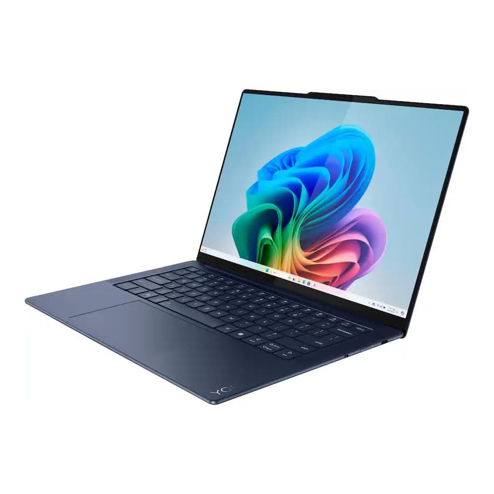 Lenovo Yoga Slim 7X Copilot PC Laptop 14.5" Touchscreen OLED 3K 1000 nits Display (Snapdragon X Elite X1E-78-100, 16GB LPDDR5X, 512GB SSD, Backlit KB, WiFi 7, Win 11 Pro) w/DKZ USB Port Expander