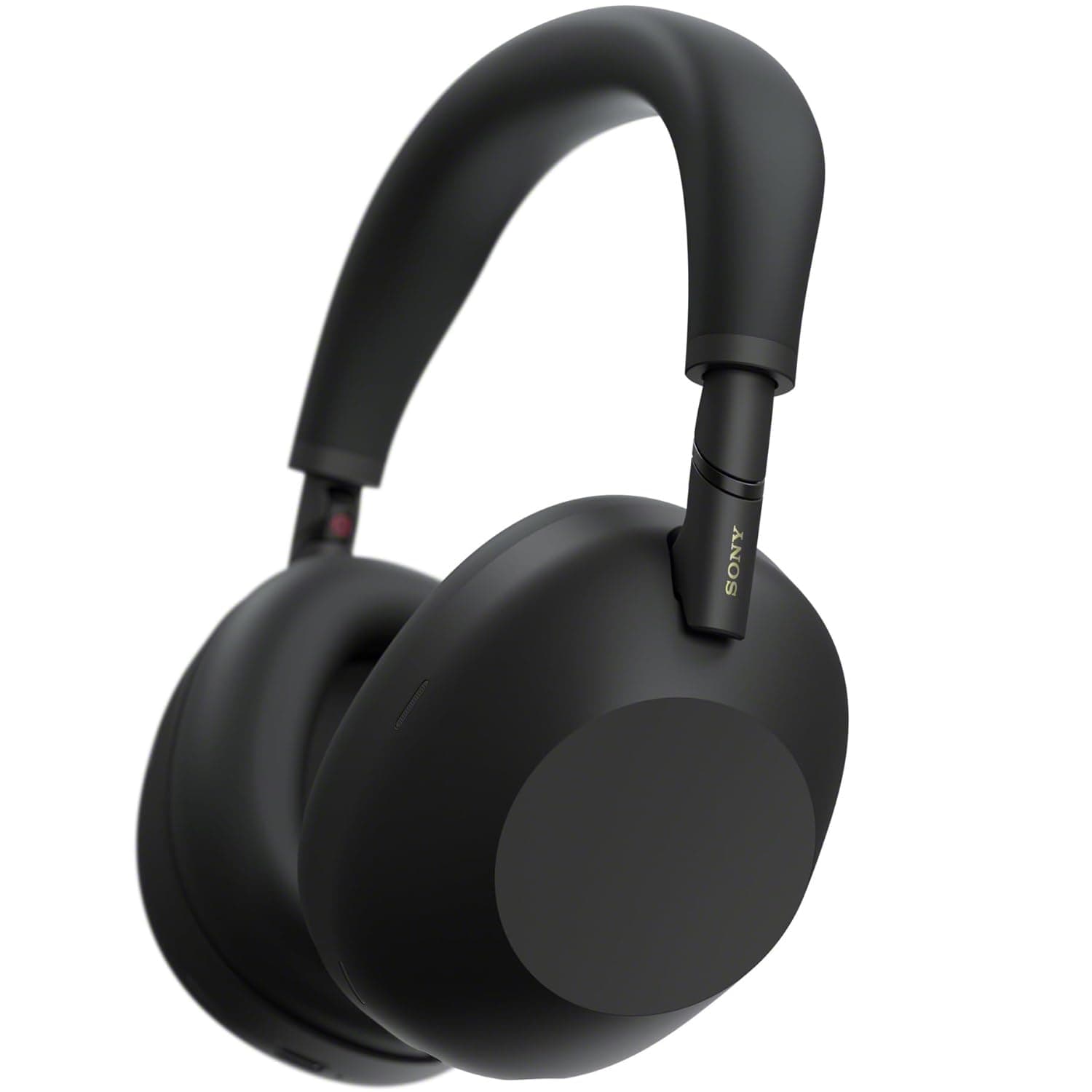 Sony WH-1000XM6 Best Wireless Noise Canceling Headphones, Black Bundle with Deco Gear Pro Audio Headphone Stand in Matte Black/Red, view 2