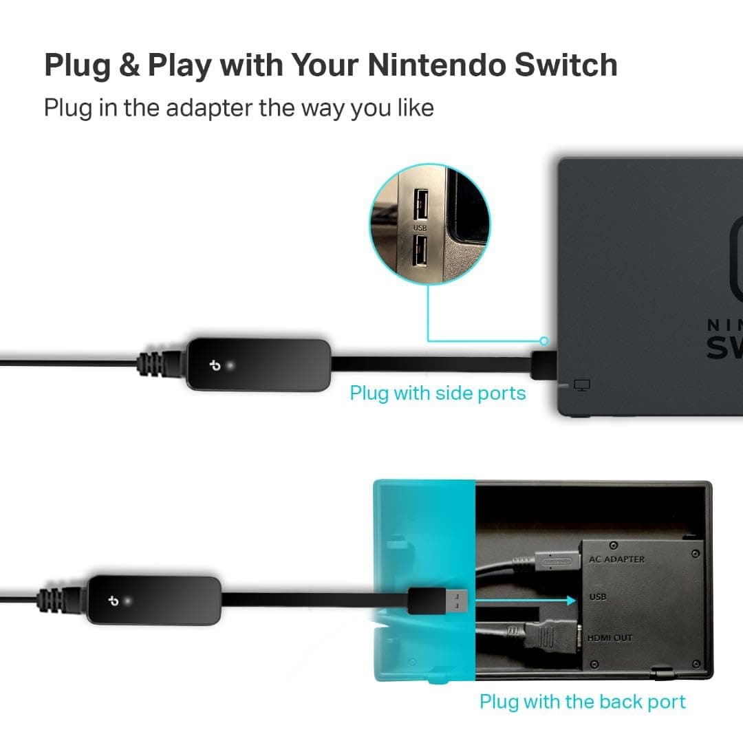 TP-Link USB to Ethernet Adapter (UE306), Supports Nintendo Switch, 1Gbps Gigabit RJ45 to USB 3.0 Network Adapter, Foldable & Portable Design, Plug and Play, Compatible with Windows, macOS, and Linux, view 5