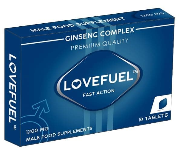 LOVEFUEL 1200mg UK | Stronger | Longer | Harder | Performance | Extra Strength Enhancing Pills, Stamina Endurance Booster Supplement Pills for Men | 10 Ginseng LIBIDO Booster Tablets, view 2