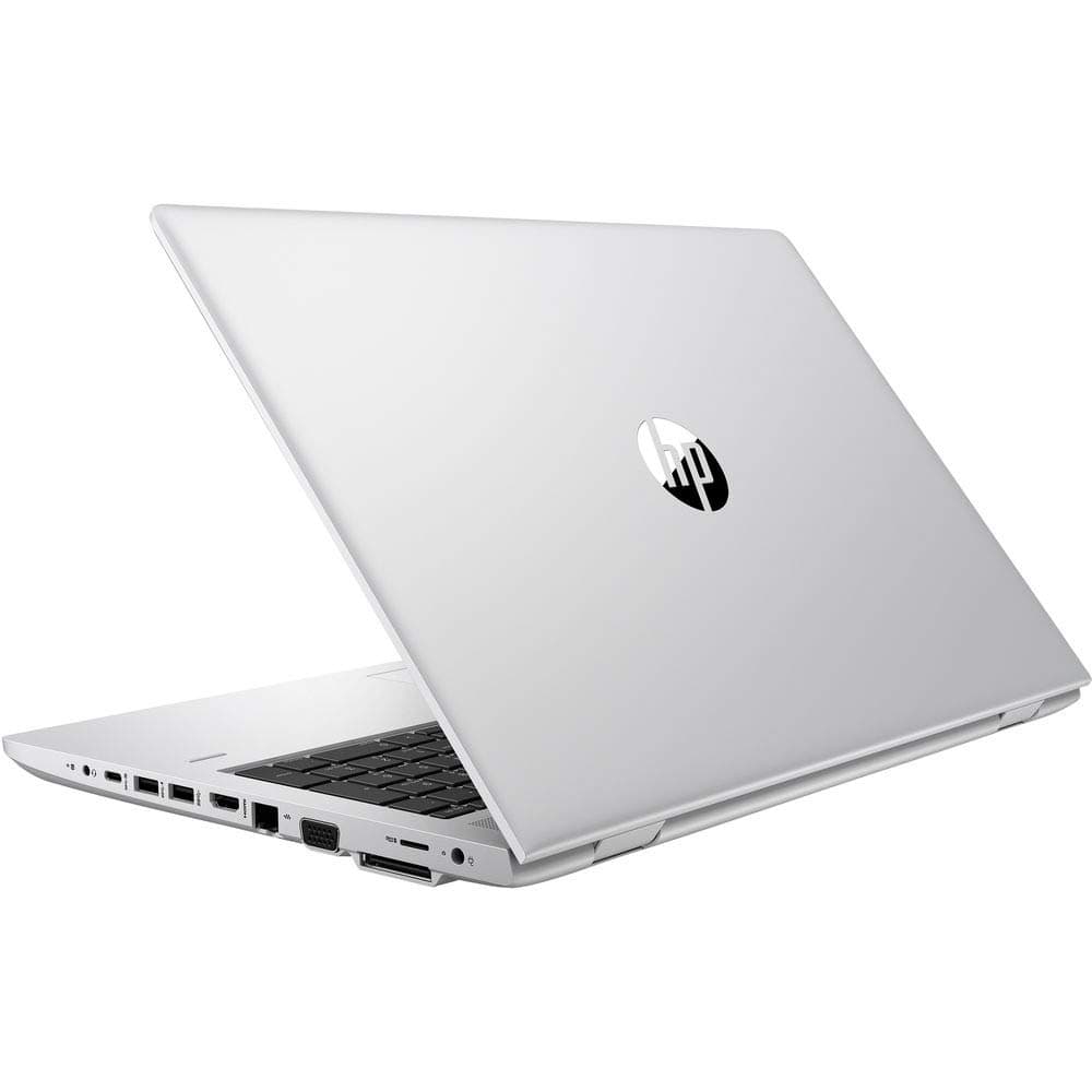 HP ProBook 650 G4 15.6"" Full HD FHD (1920x1080) Business Laptop (Intel Quad-Core i5-8350U, 16GB DDR4 RAM, 512GB SATA SSD) Fingerprint, Type-C, HDMI, VGA, Webcam, Windows 11 (Renewed), Silver, view 4