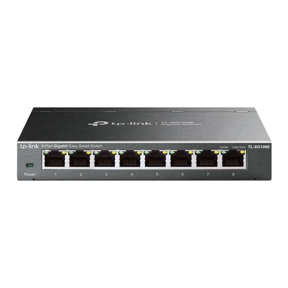 TP-Link 8 Port Gigabit Switch | Easy Smart Managed | Plug & Play | Desktop/Wall-Mount | Sturdy Metal w/ Shielded Ports | Support QoS, Vlan, IGMP and LAG (TL-SG108E), view 7