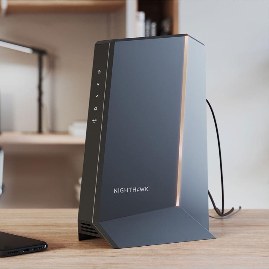 NETGEAR Nighthawk Multi-Gig Cable Modem (CM2000) - Compatible with All Cable Providers Incl. Xfinity, Spectrum, Cox - for Cable Plans up to 2.5Gbps - DOCSIS 3.1, view 2