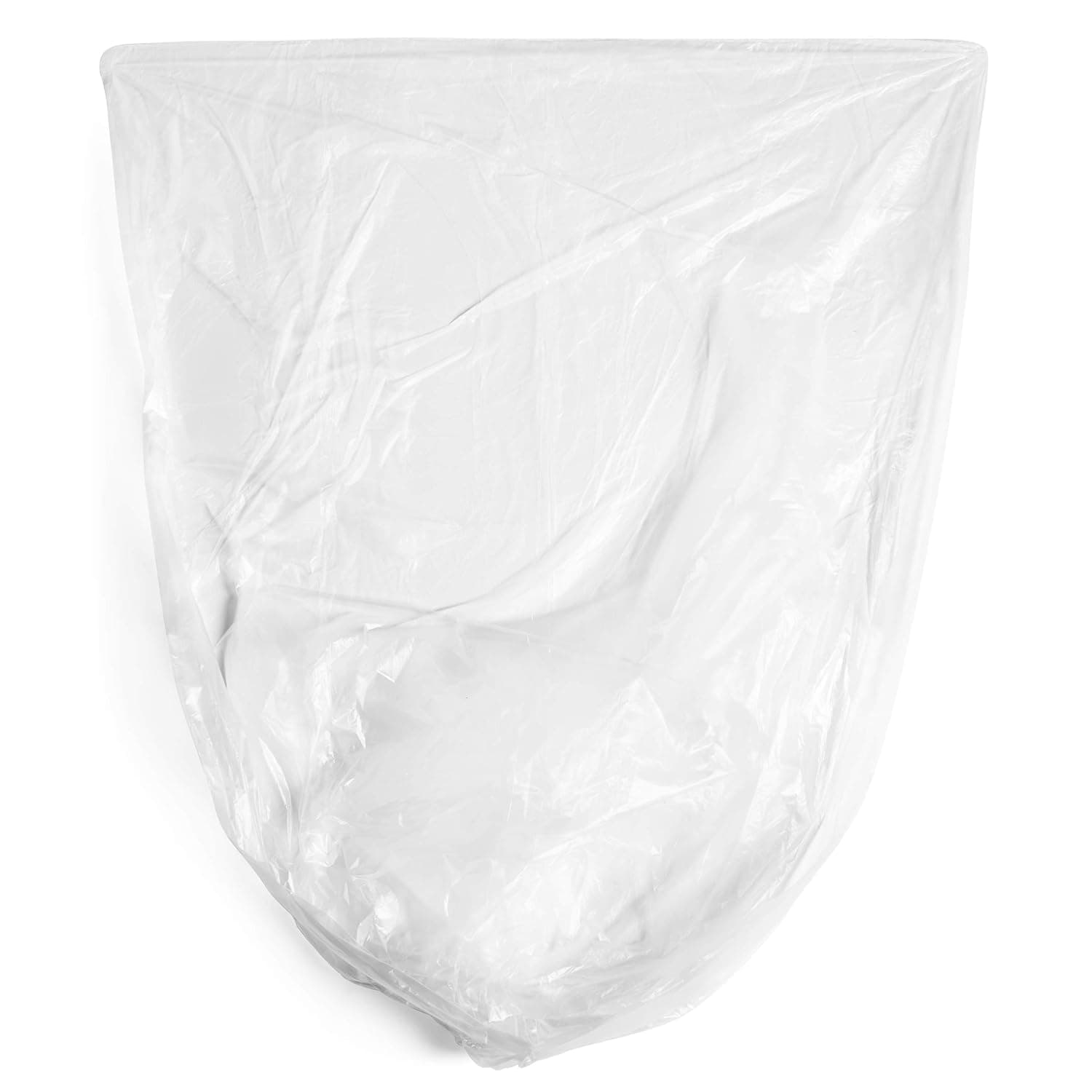 Aluf Plastics HCR-334016C 33 Gallon Clear Trash Bags (250 Count) - 33" x 40" - 16 Micron Equivalent High Density Value Garbage Bags for Bathroom, Office, Industrial, Commercial, Janitorial, Municipal,, view 5