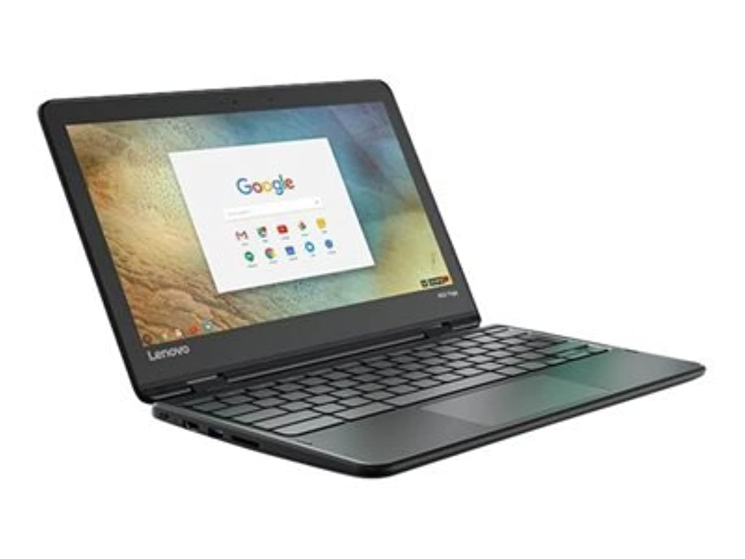 Lenovo 11.6" 300e Chromebook Touchscreen LCD 2 in 1- MediaTek M8173C Quad-core 2.1GHz 4GB LPDDR3 32GB Flash Memory Chrome OS Model 81H00000US (Renewed), view 2