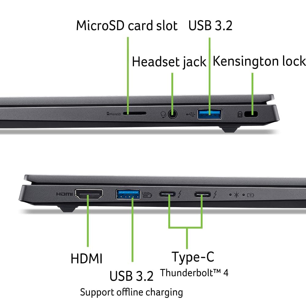 Acer Swift X 14 Laptop | 14.5" 3K OLED Gorilla Glass 120Hz Touch Display | Intel Core Ultra 7 Processor 255H | NVIDIA GeForce RTX 5050 | 16GB LPDDR5X | 1TB SSD | Haptic Touchpad | SFX14-73G-71XL, view 2
