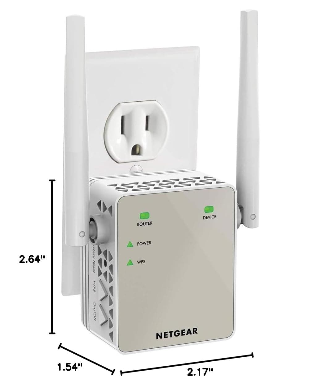 NETGEAR WiFi Range Extender (EX6120) - Add up to 1,500 sq. ft., 25 Devices - AC1200 Dual Band Wireless Signal Extender (Up to 1.2 Gbps Speed), Compact Wall Plug Design – Free Expert Help, view 8