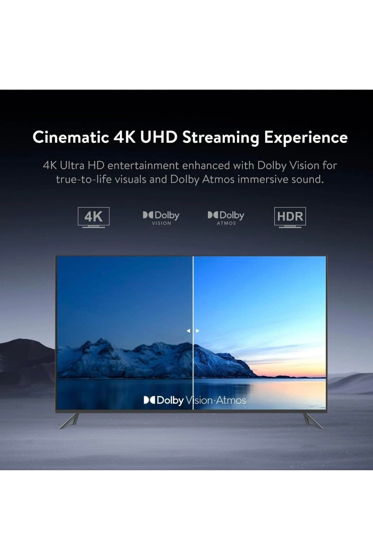 IT'S BRAZILIAN onn 4K Pro Streaming Device, Google TV with Gemini* - Ultra-Fast Streaming, Stunning 4K UHD, 32GB Storage, 3GB RAM, Dolby Vision & Atmos, Find My Remote with Backlight, Ethernet Port, view 2