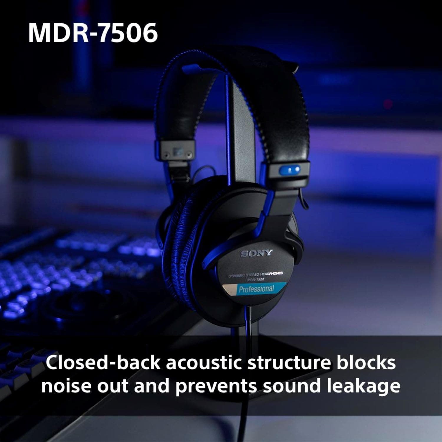 Sony MDR7506 Professional Large Diaphragm Headphone, view 6