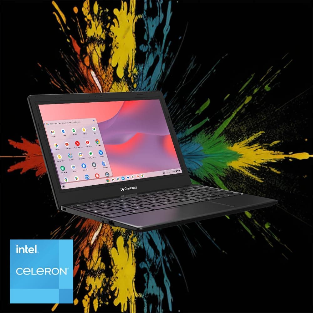 Acer Gateway Chromebook 311 CBO311-1H-C1MX Laptop | Intel Celeron N4500 | 11.6" HD (1366 x 768) Display | 4GB LPDDR4X | 64GB eMMC | Wi-Fi 5 802.11ac | Chrome OS | Star Black, view 11