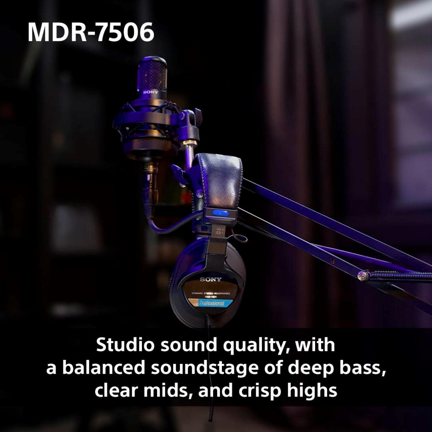 Sony MDR7506 Professional Large Diaphragm Headphone, view 5