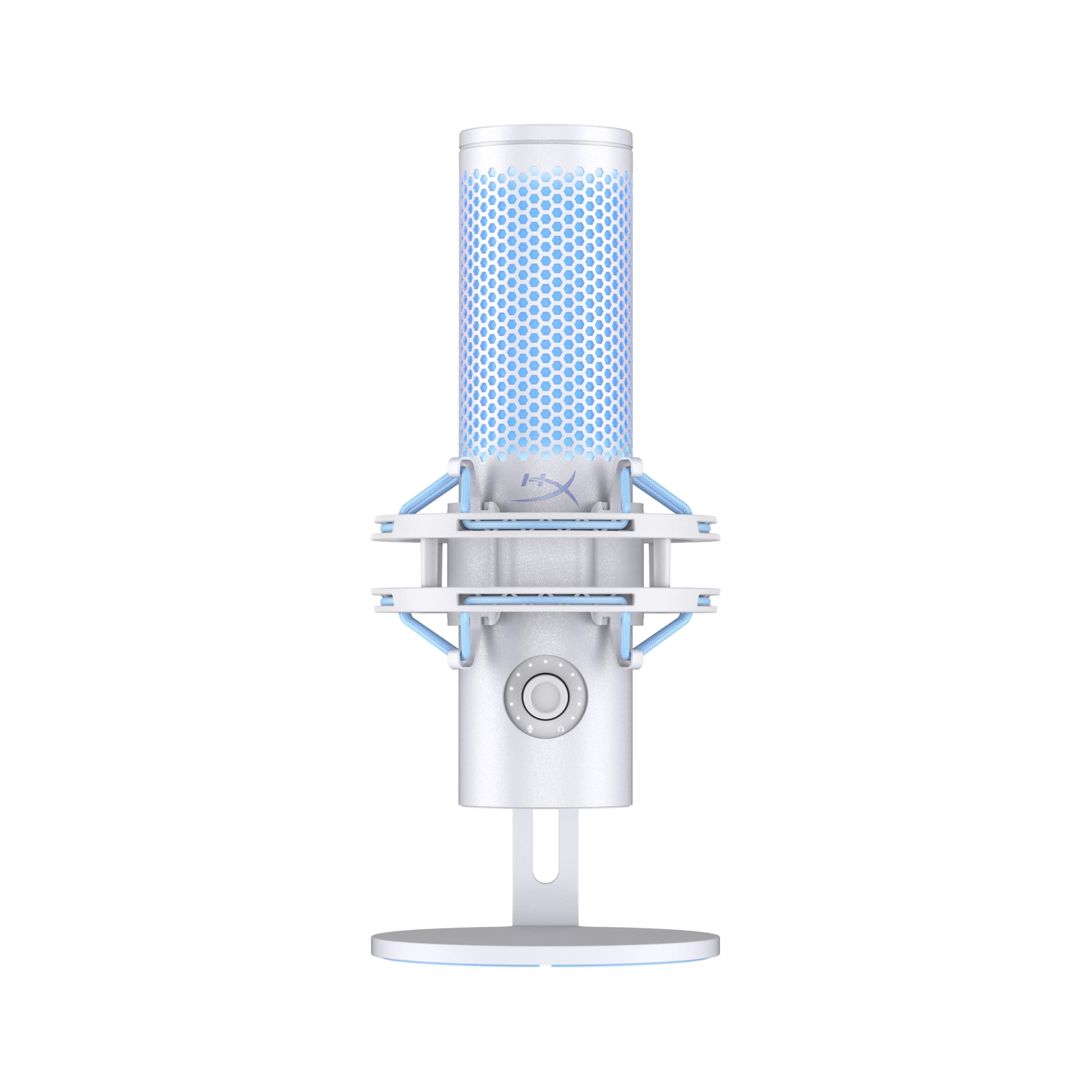 HyperX Quadcast 2 Frost – USB Microphone for Gaming, Streaming and Podcasting, with On-Board Controls, LED Lighting, Removable Shock Mount