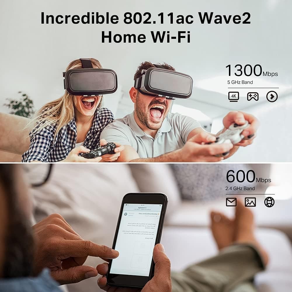 TP-Link AC1900 Wireless MU-MIMO WiFi Router - Dual Band Gigabit Wireless Internet Routers for Home, Parental Contorls & QS, Beamforming (Archer C80), view 6