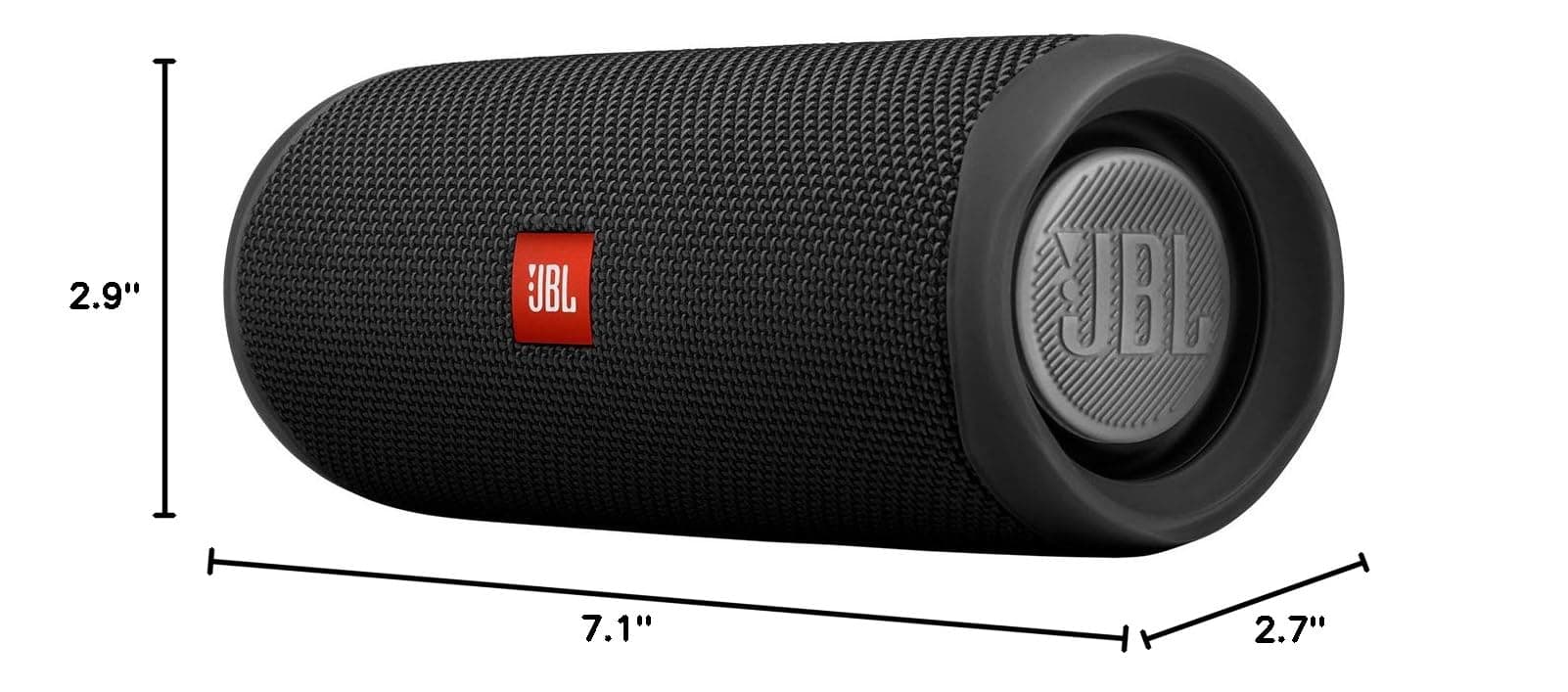 JBL FLIP 5, Waterproof Portable Bluetooth Speaker, Black, Small, view 7