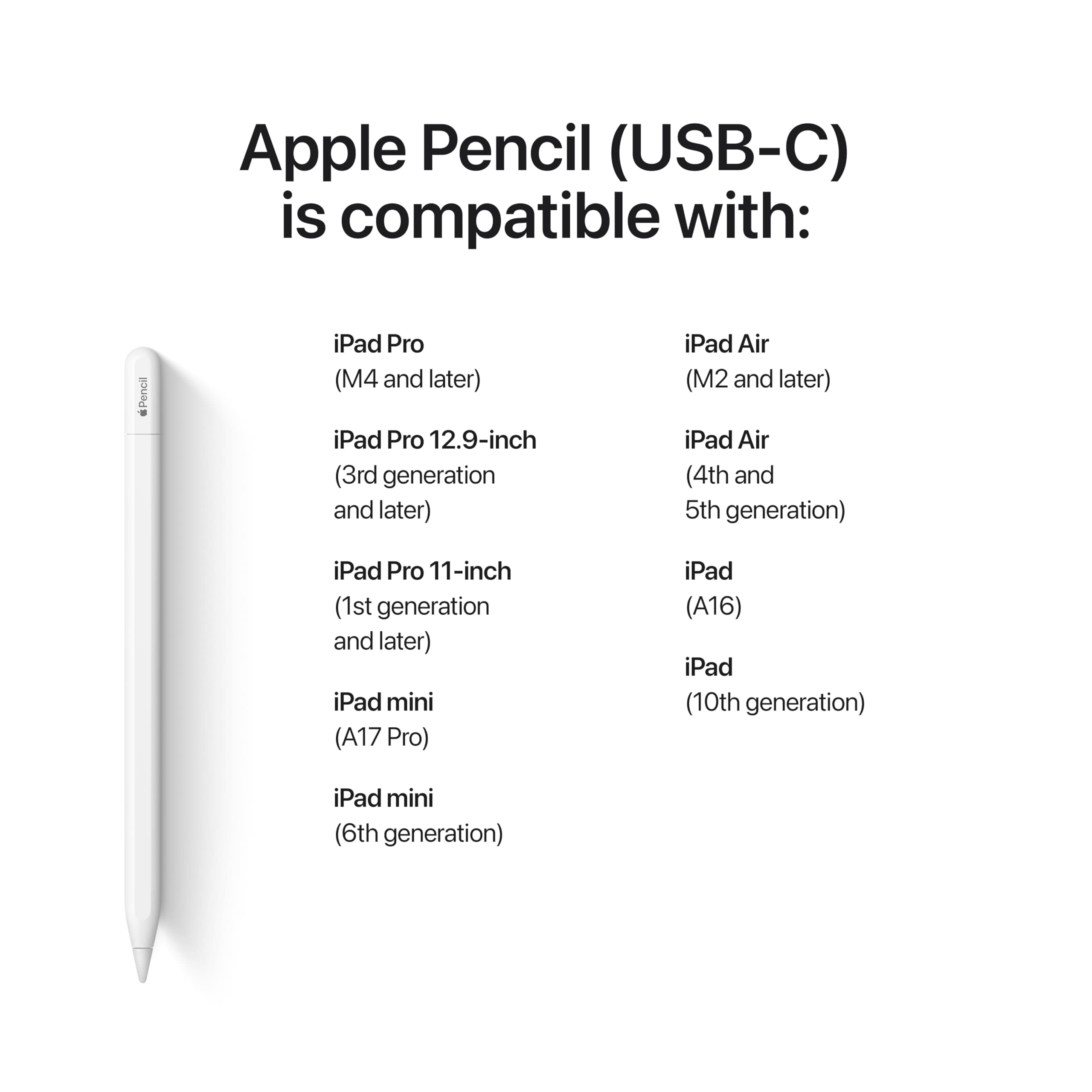 Apple Pencil (USB-C): Device Compatibility Check Required, view 3
